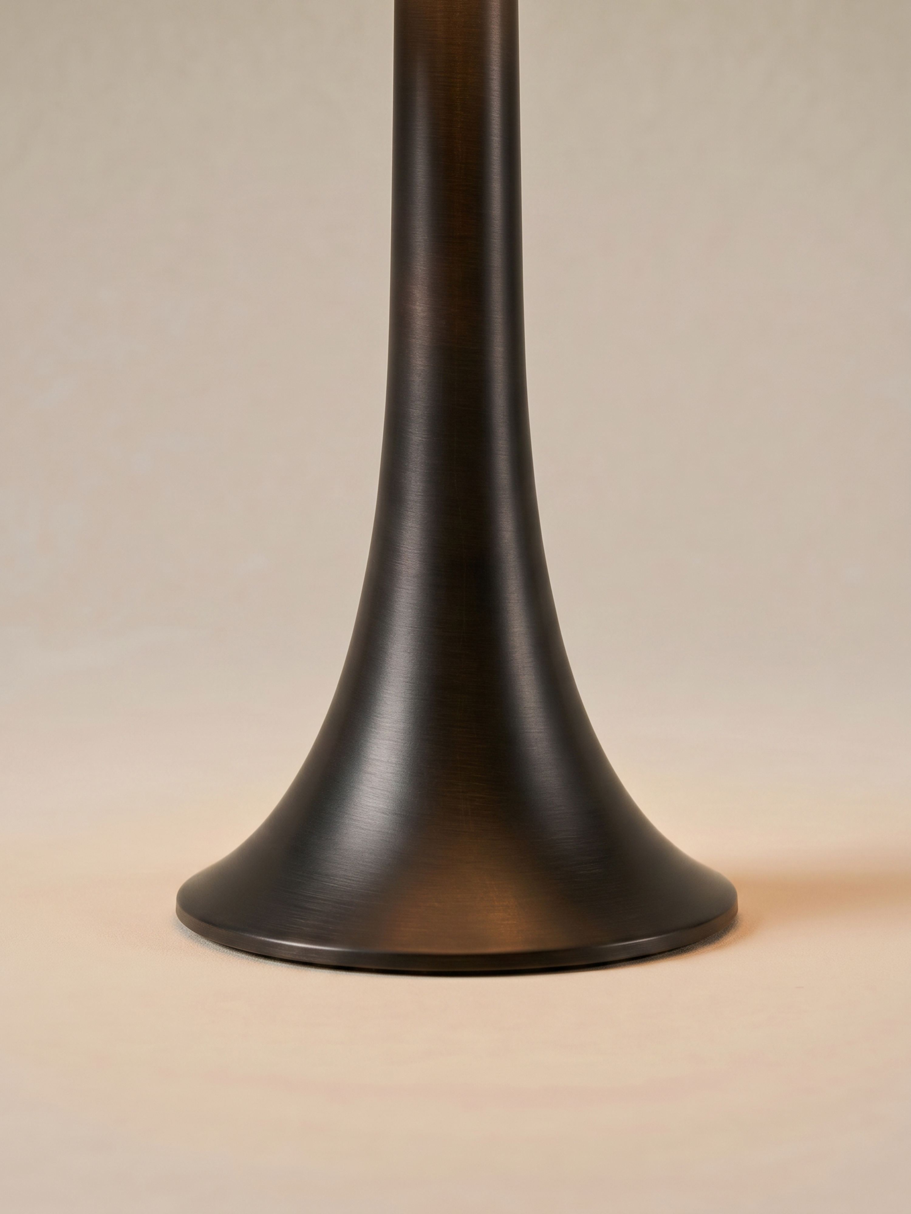 Nova Large Portable Lamp | Black Steel