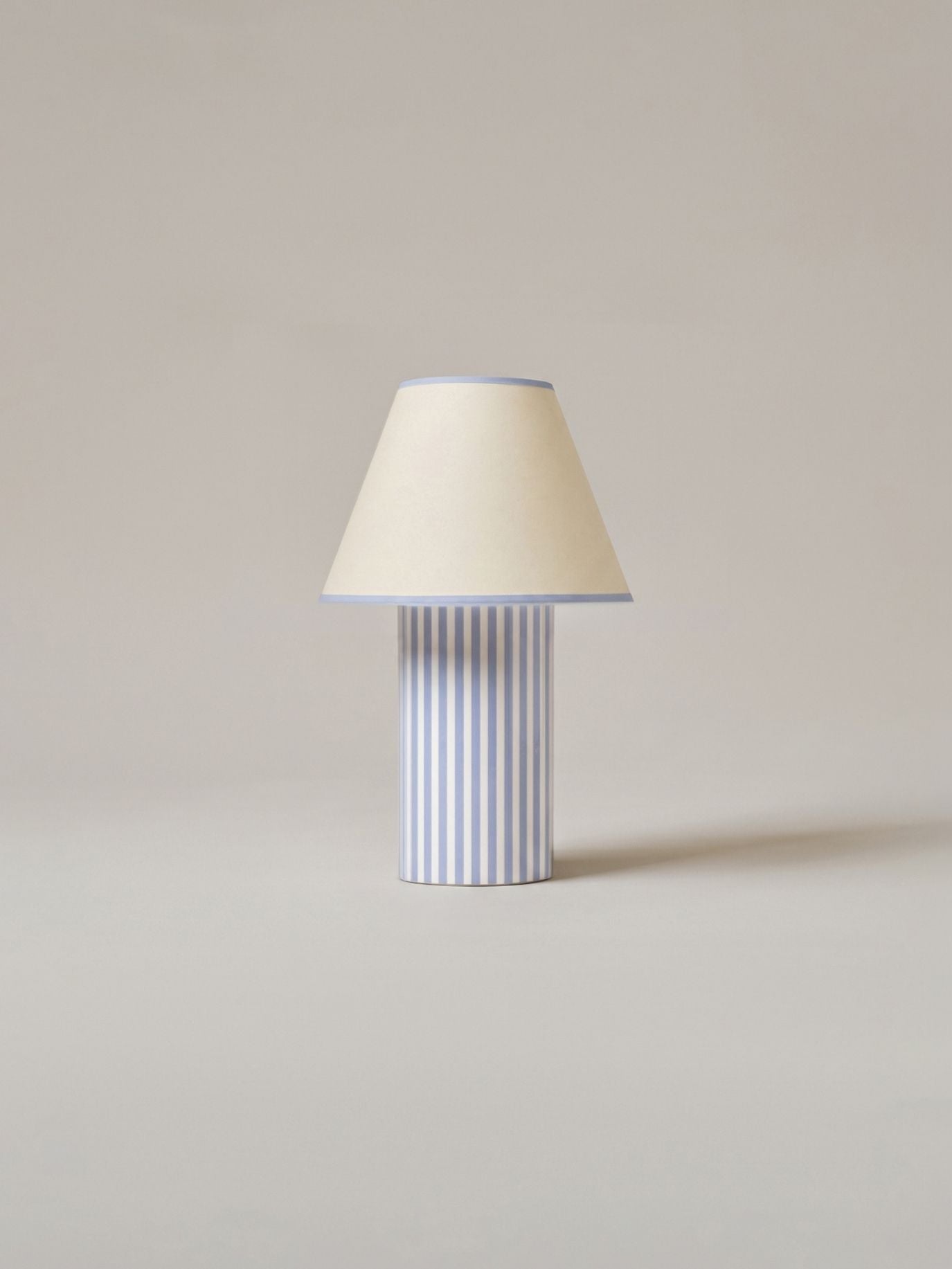 The Original - Aurel Portable Lamp | Linen - Blue & White