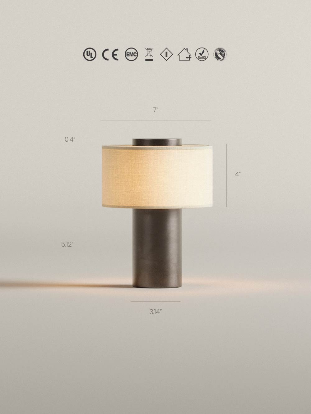 The Original - Auríe Portable Lamp | Deep Bronze