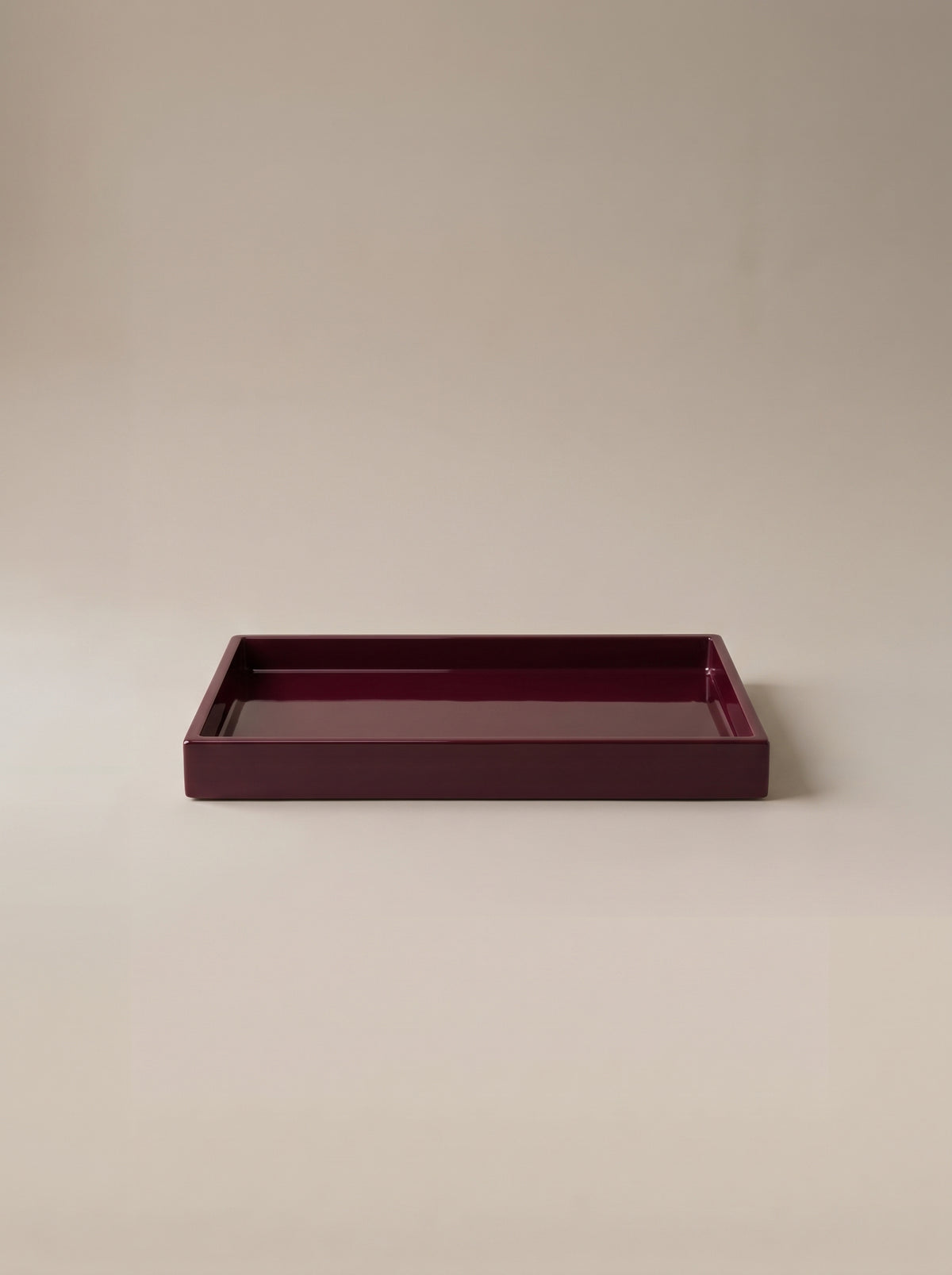 Elva Tray | Burgundy Wood