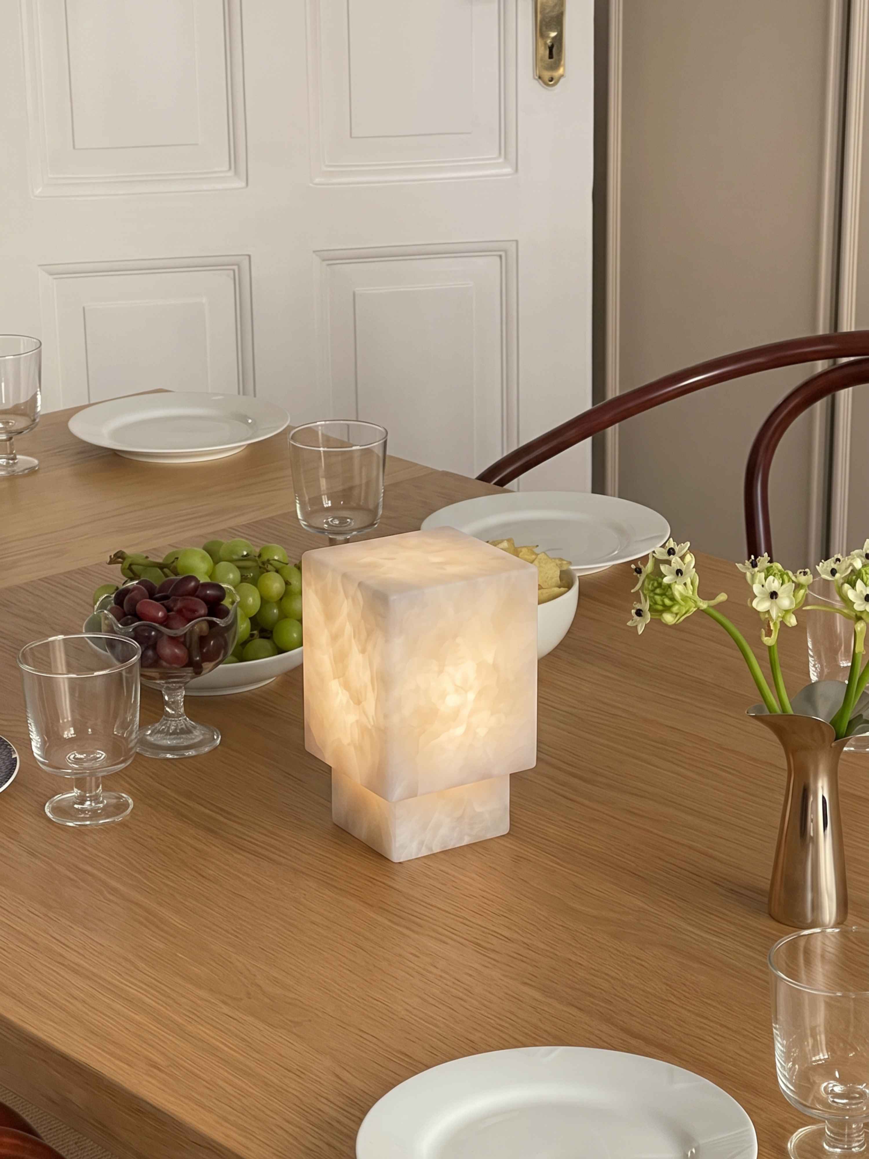 Lampe Portable Maríel | Bleu Céramique