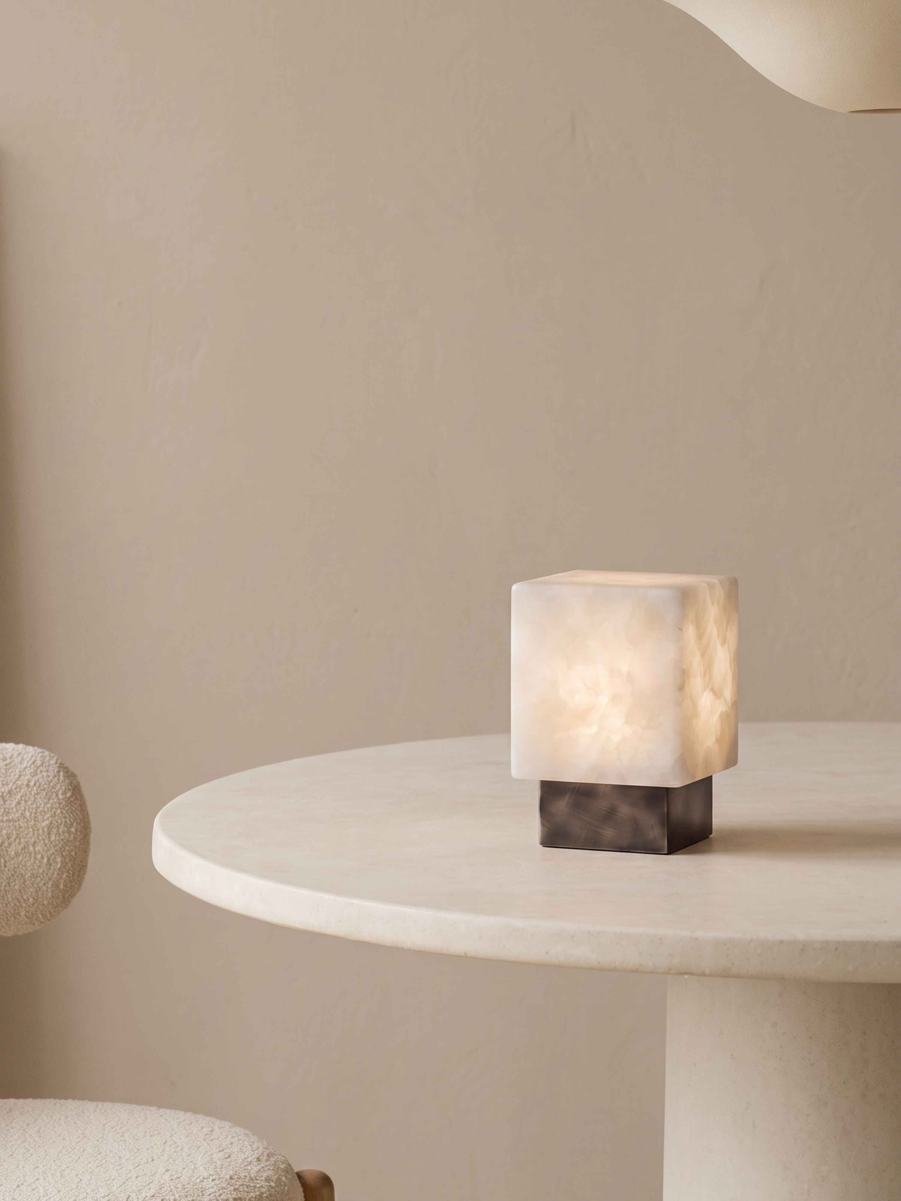 Lampe Portable Maríel | Bleu Céramique