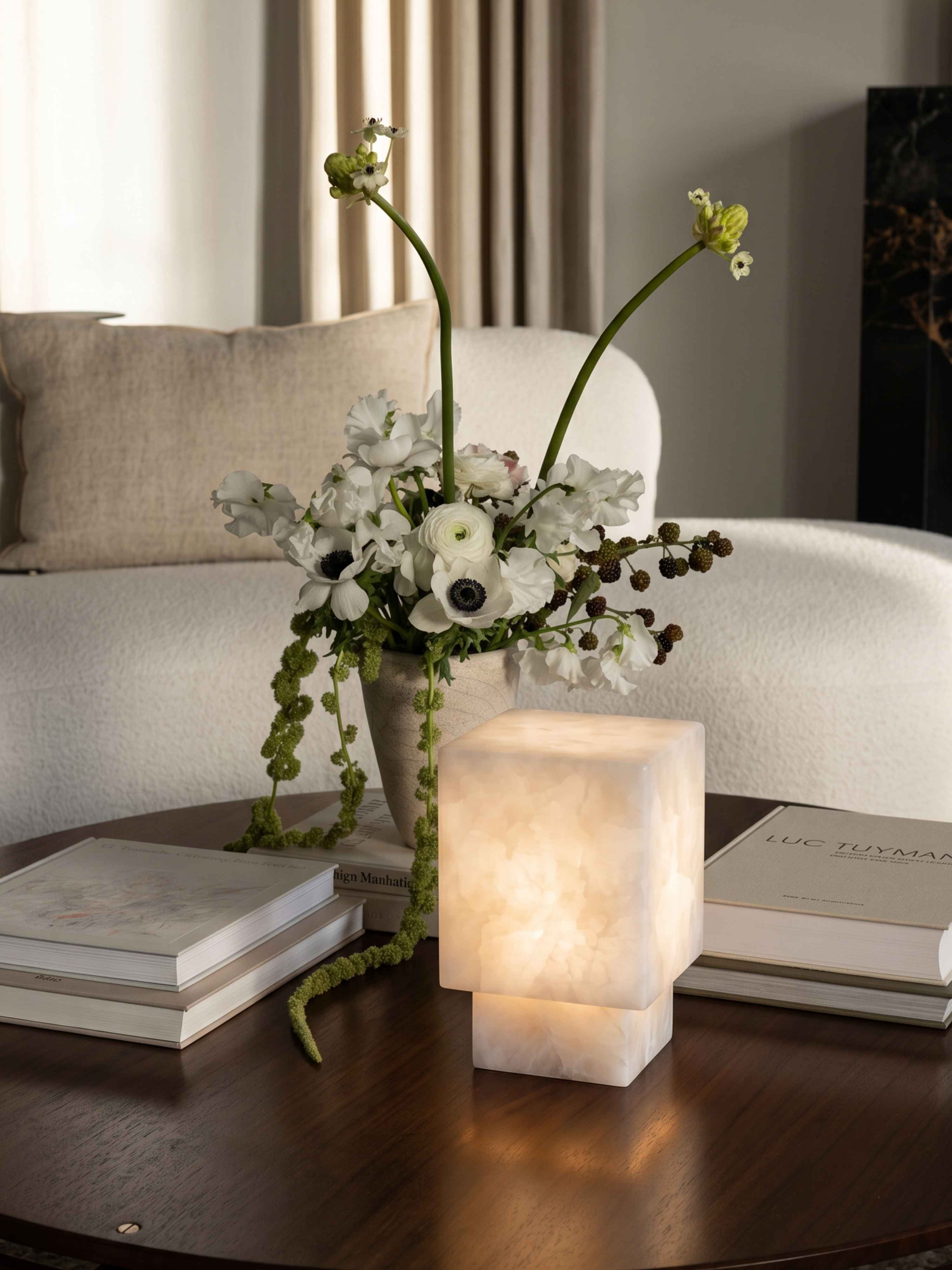 Lampe Portable Maríel | Bleu Céramique