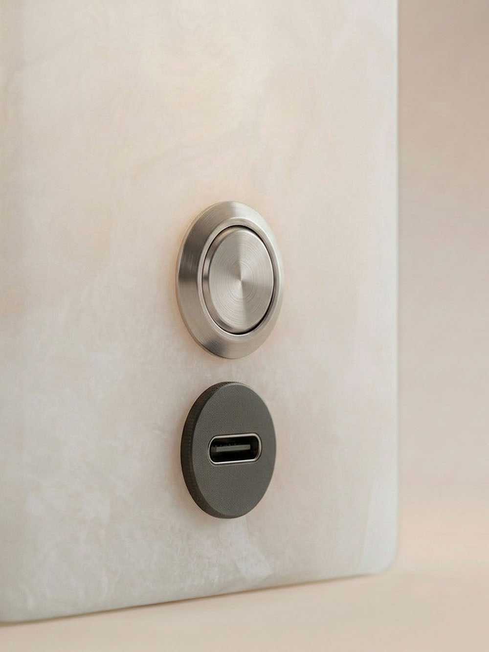 Forma Portable Lamp | Alabaster