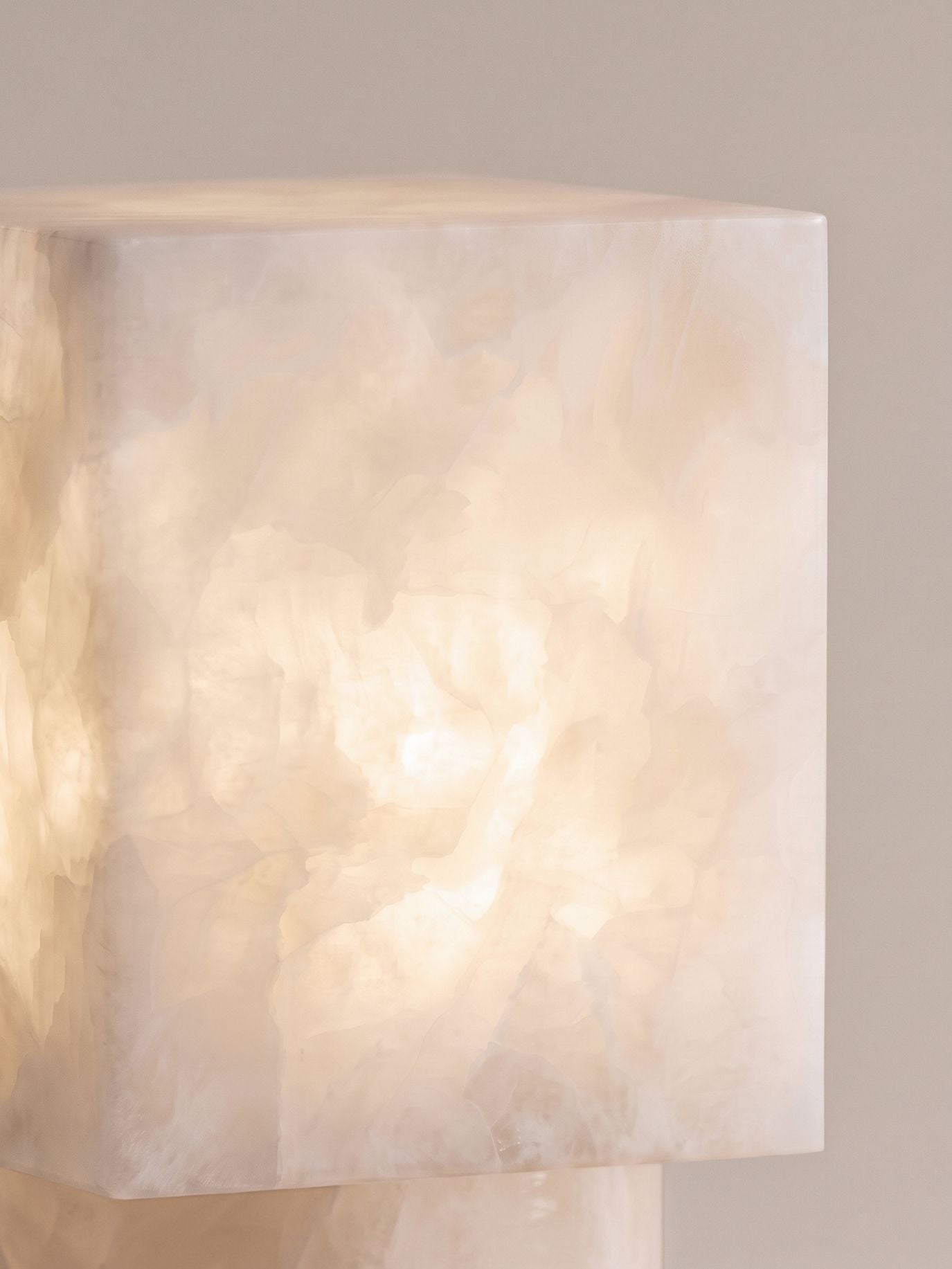 Forma Mini Portable Lamp | Alabaster