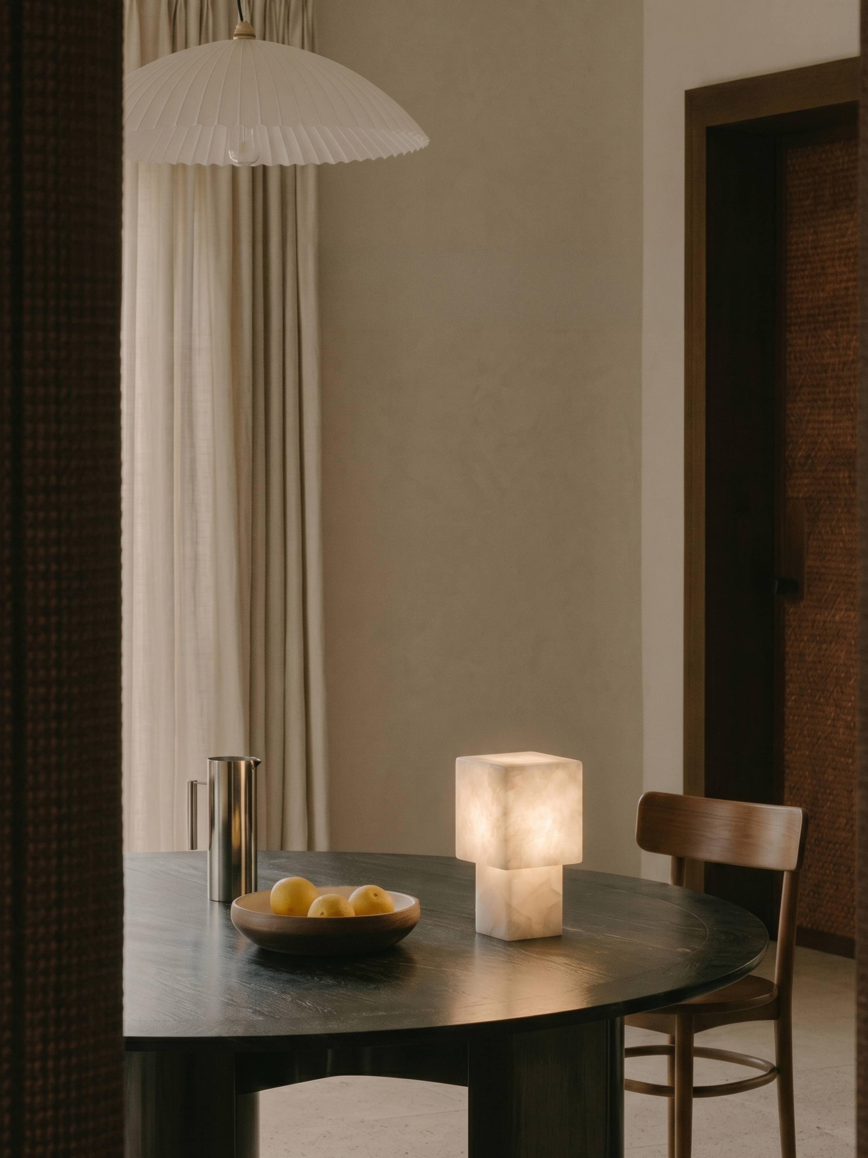 Lampe Portable Maríel | Bleu Céramique
