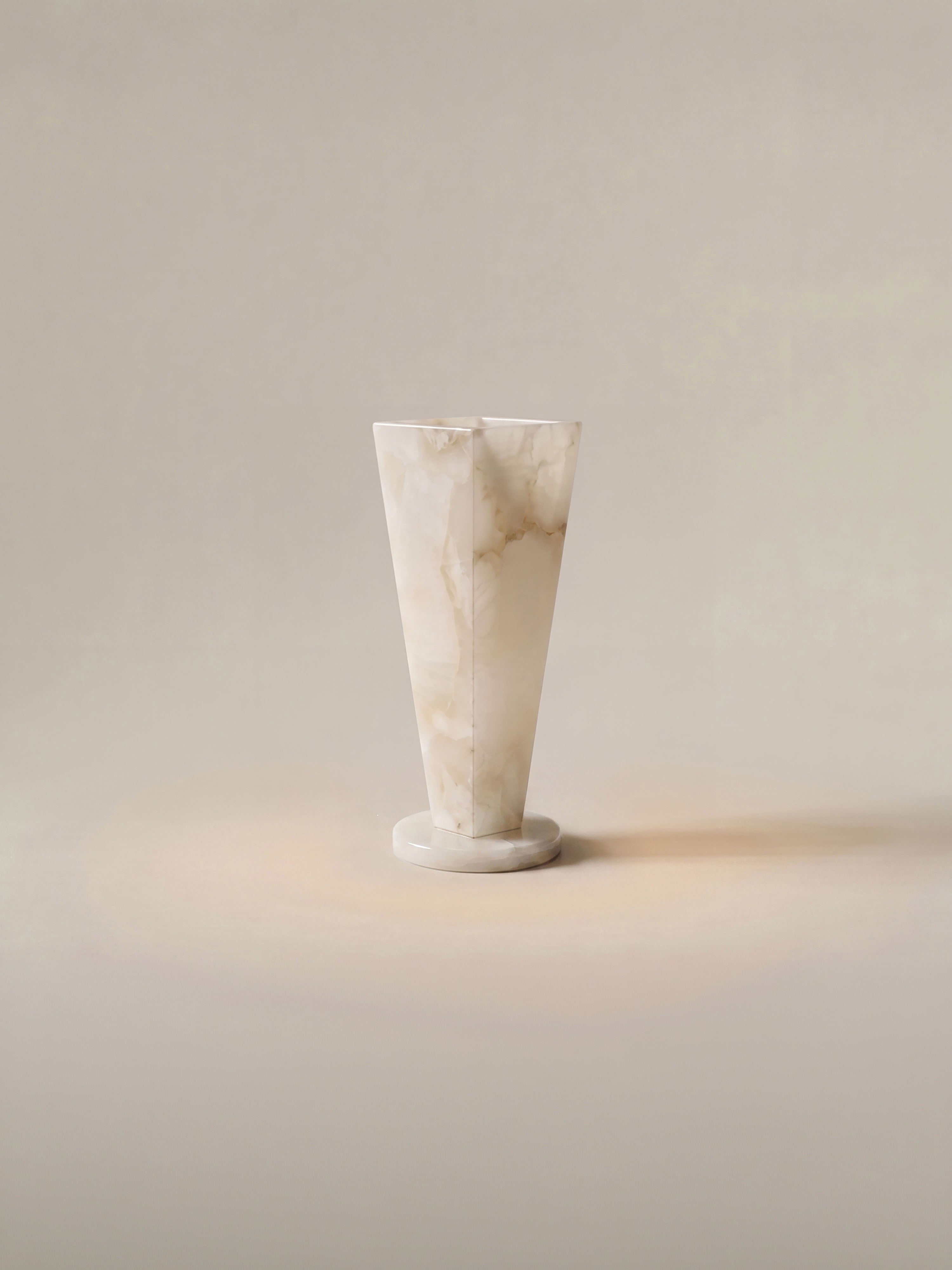 The Elva Vase - Alabaster