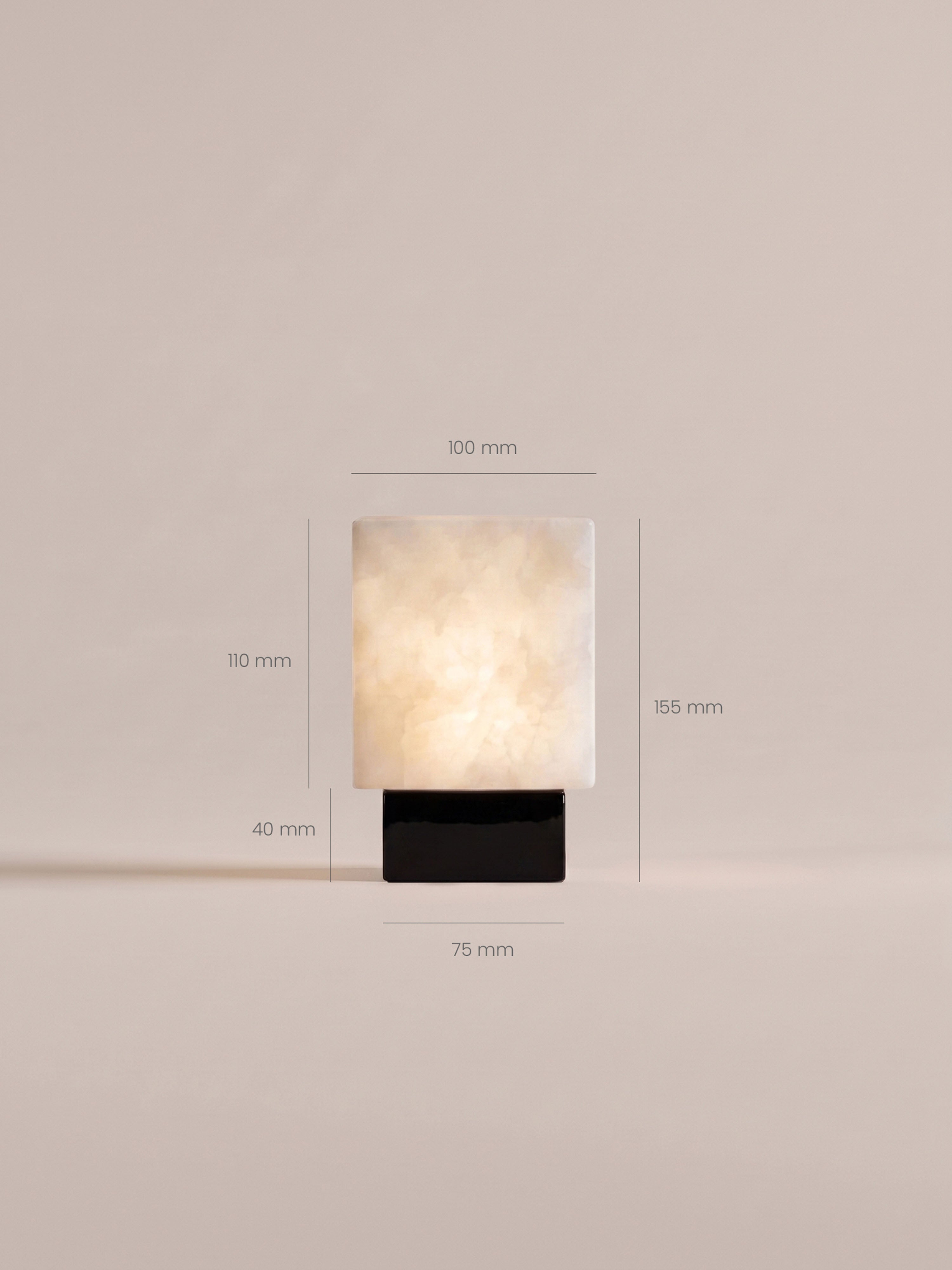 The Original - Forma Mini Portable Lamp | Piano Black