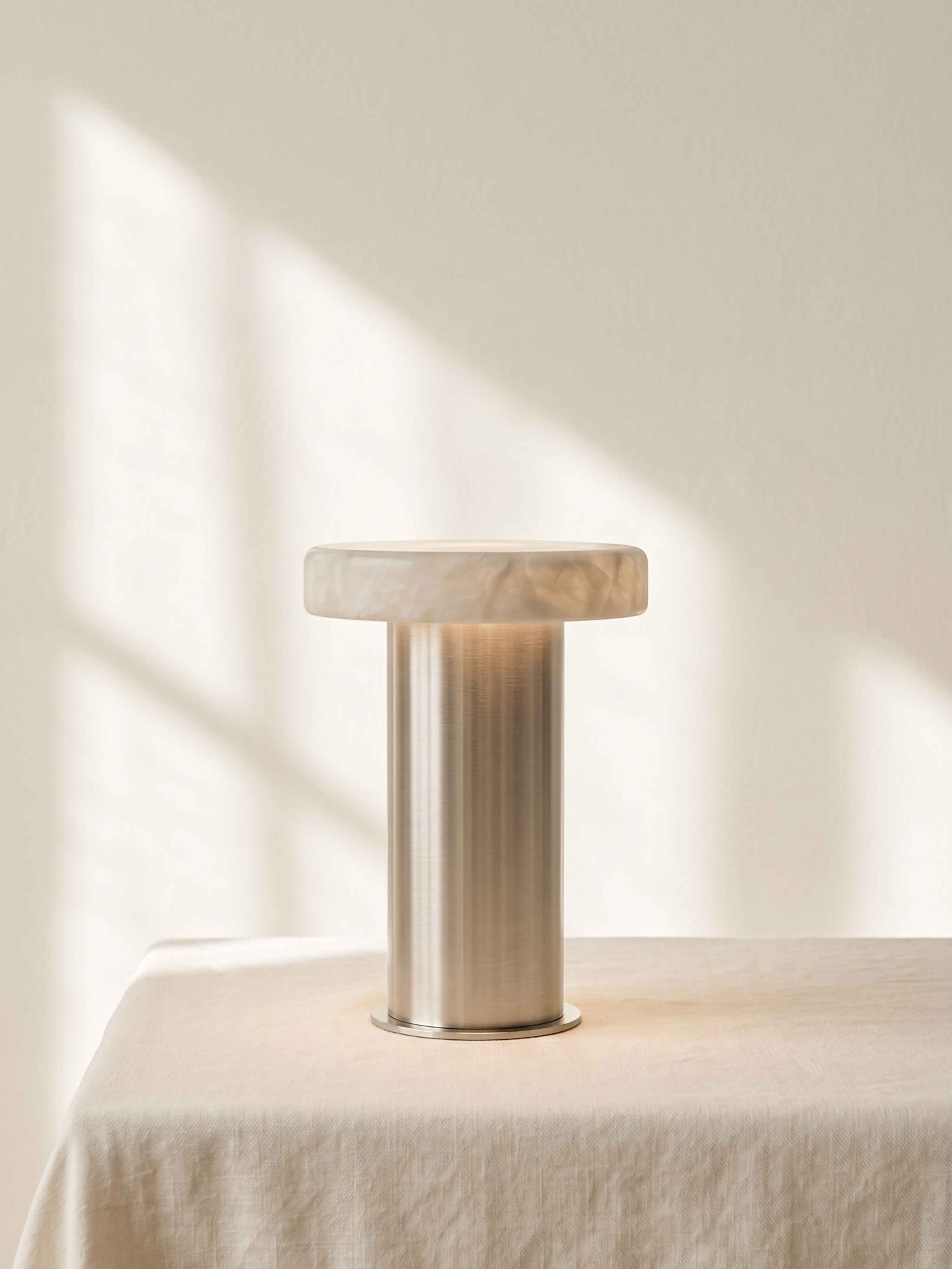 Orel Portable Lamp | Stainless Steel