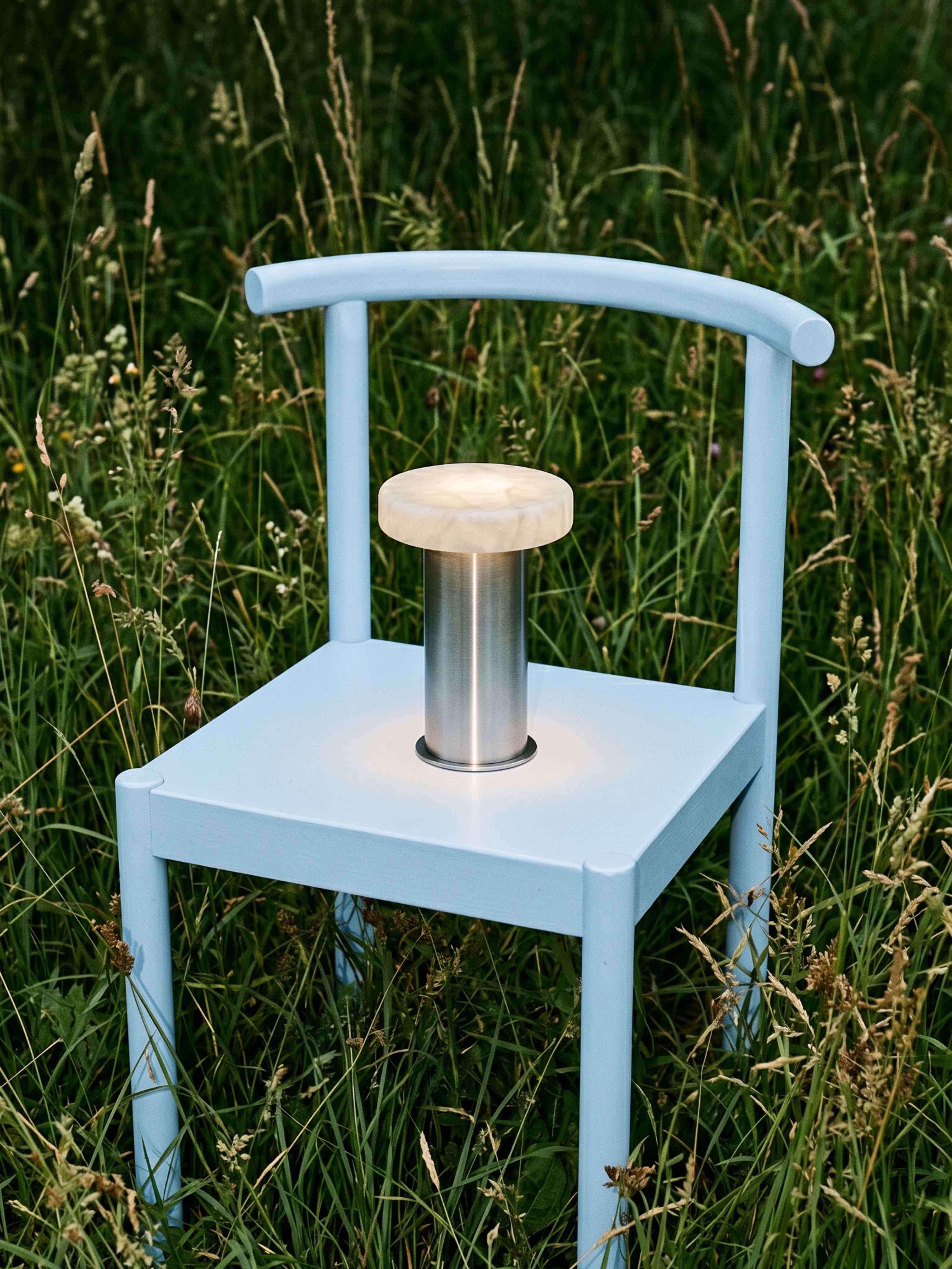 Orel Portable Lamp | Stainless Steel