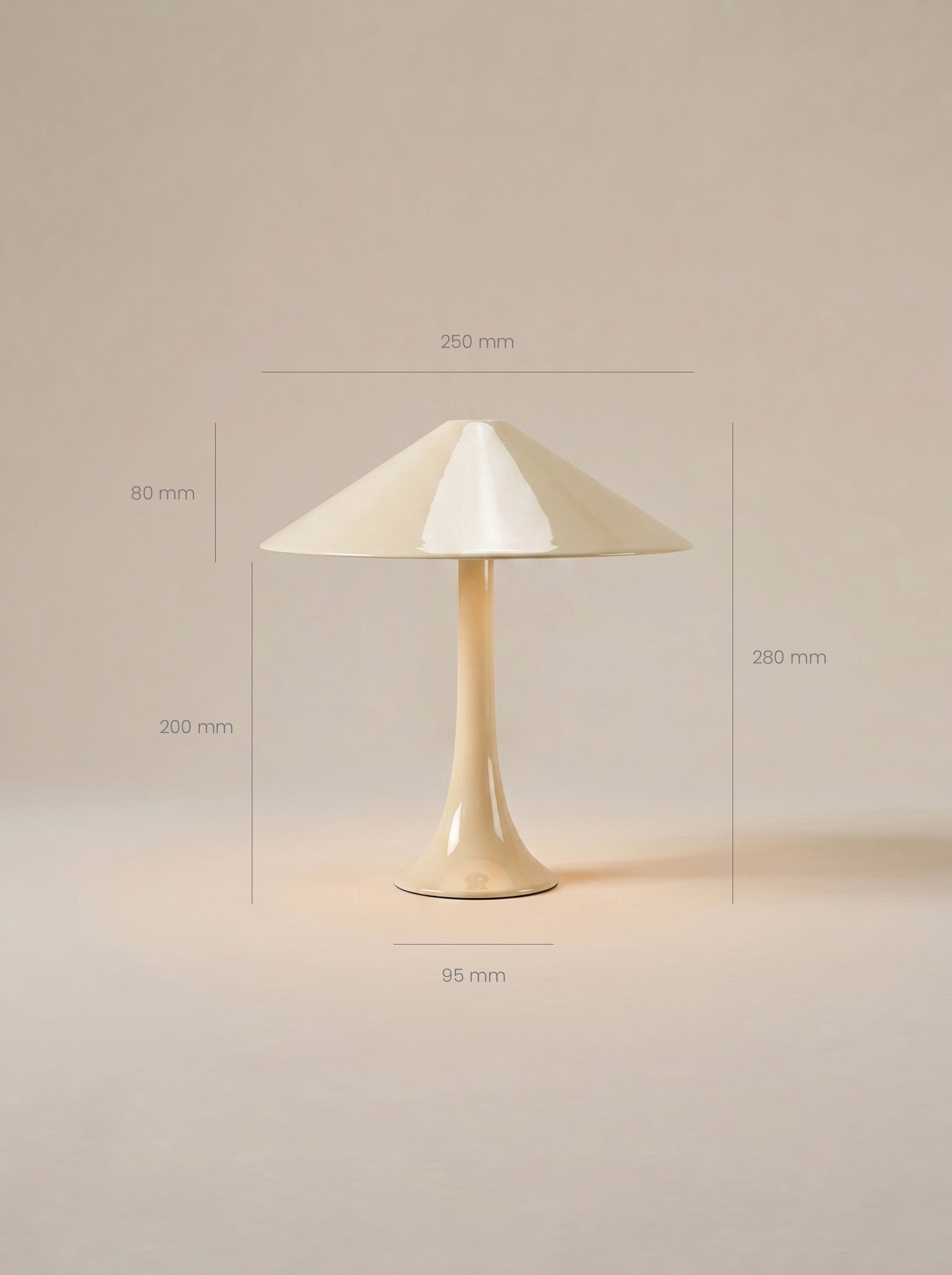 Nova Large Portable Lamp | Lemon