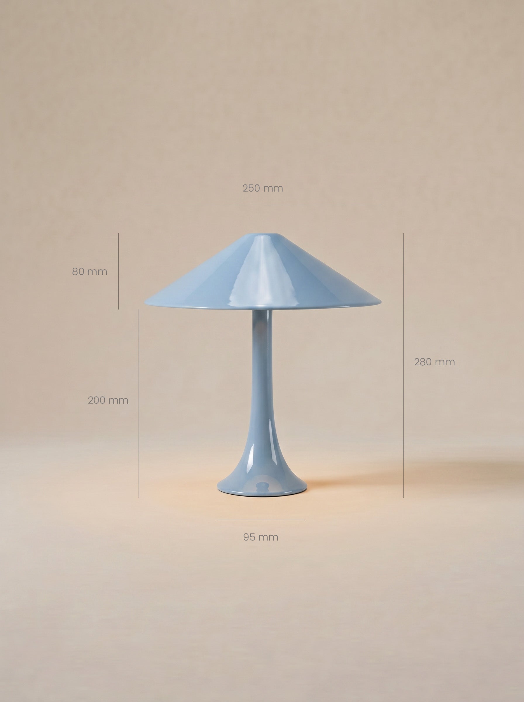 Lampe portable Maríel | Citron en céramique