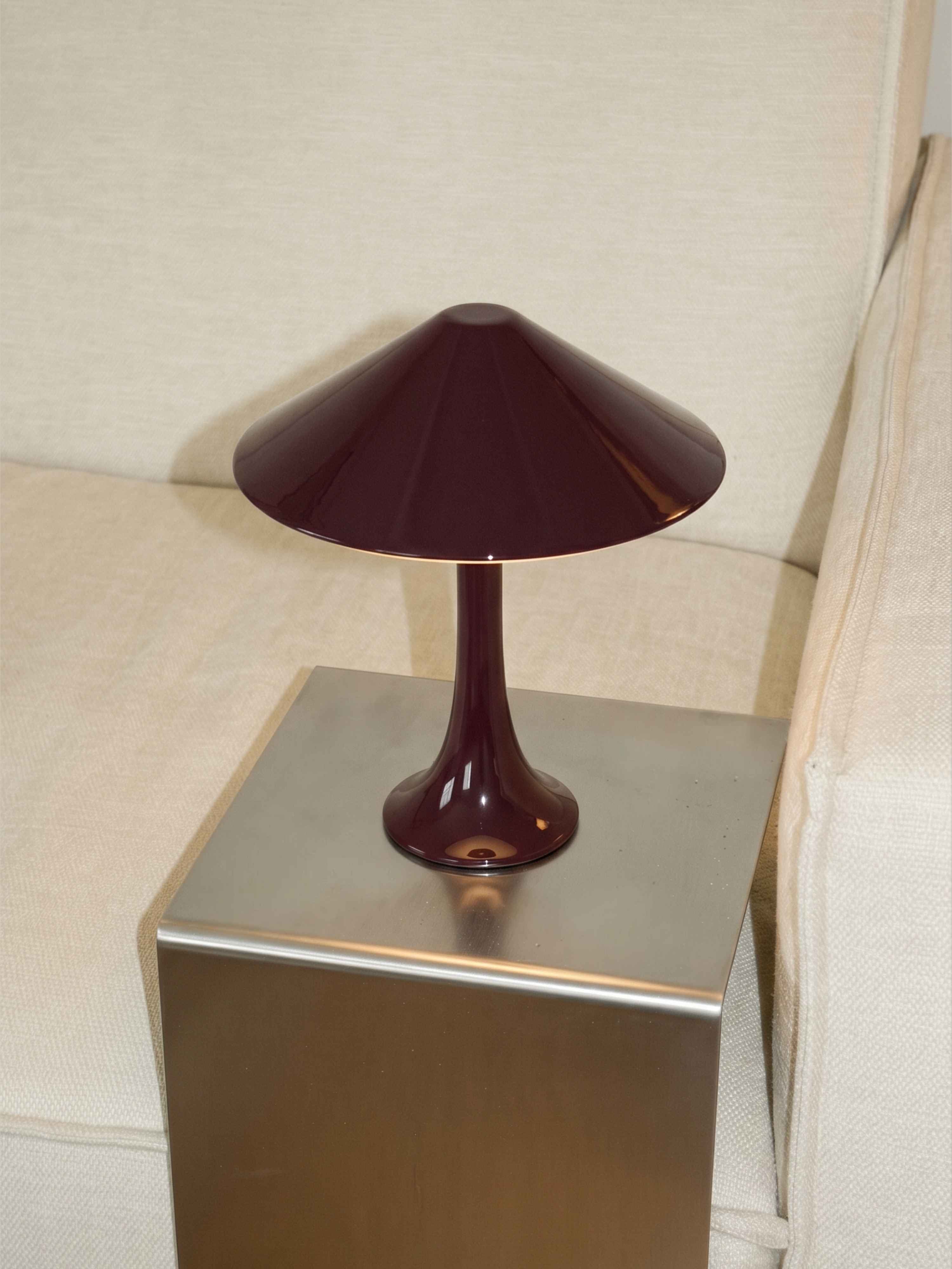 Nova Large Portable Lamp | Burgundy