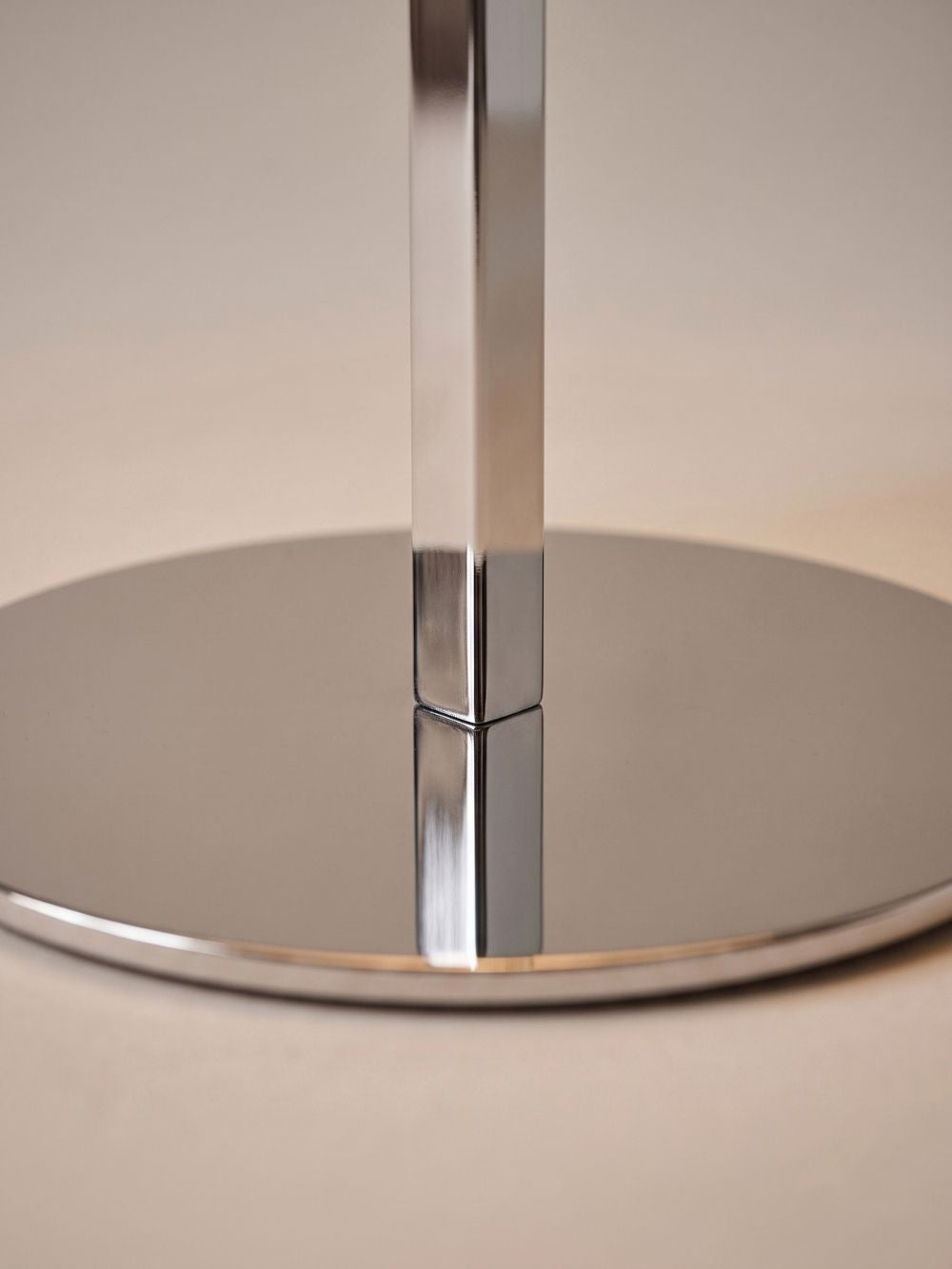 The Original - Vela Table Lamp | Chrome & Linen