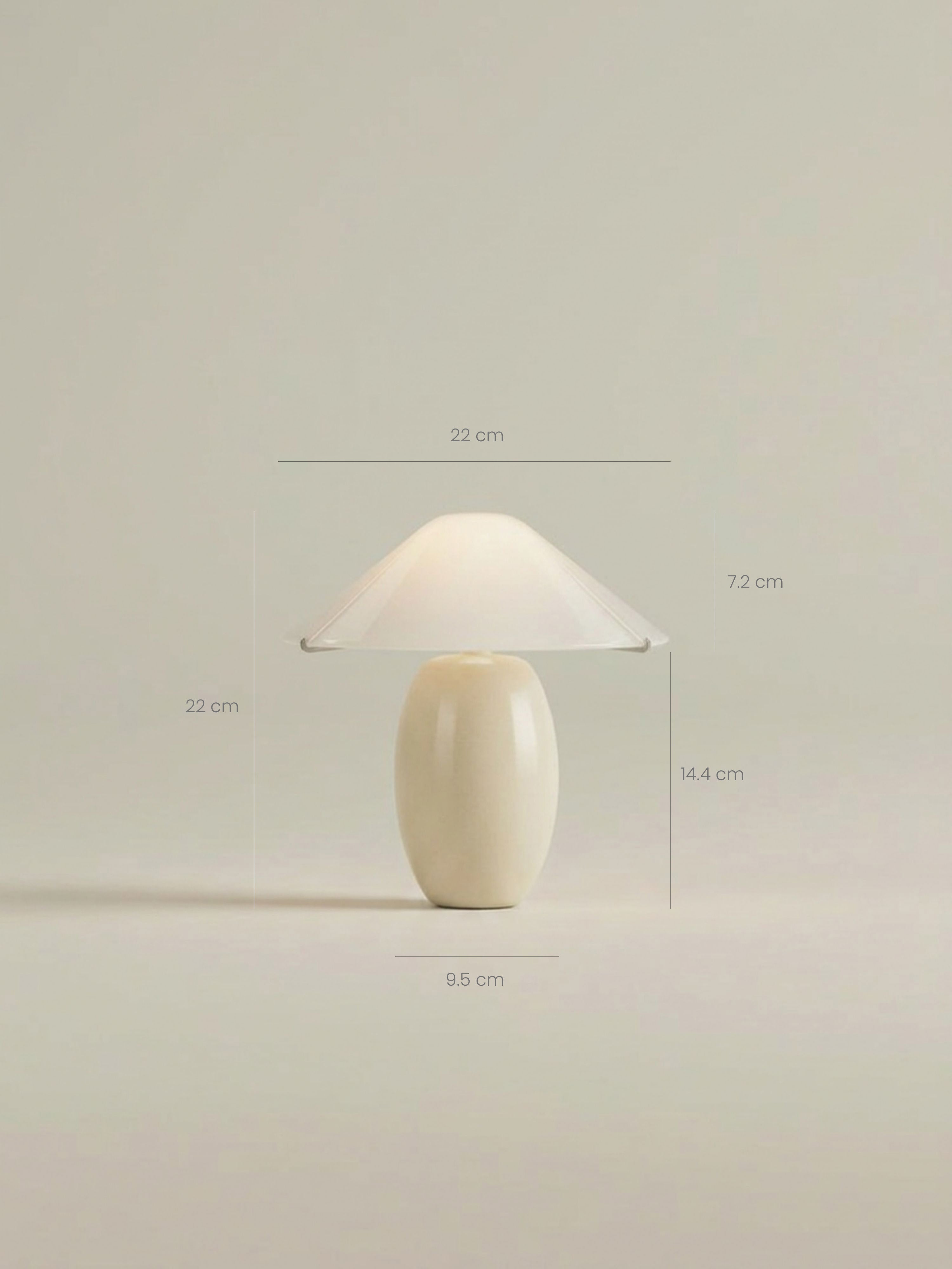 Maríel Portable Lamp | Lemon Ceramic