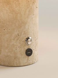 (Précommande) Lampe de table IKIN | Papier de riz naturel | Portable