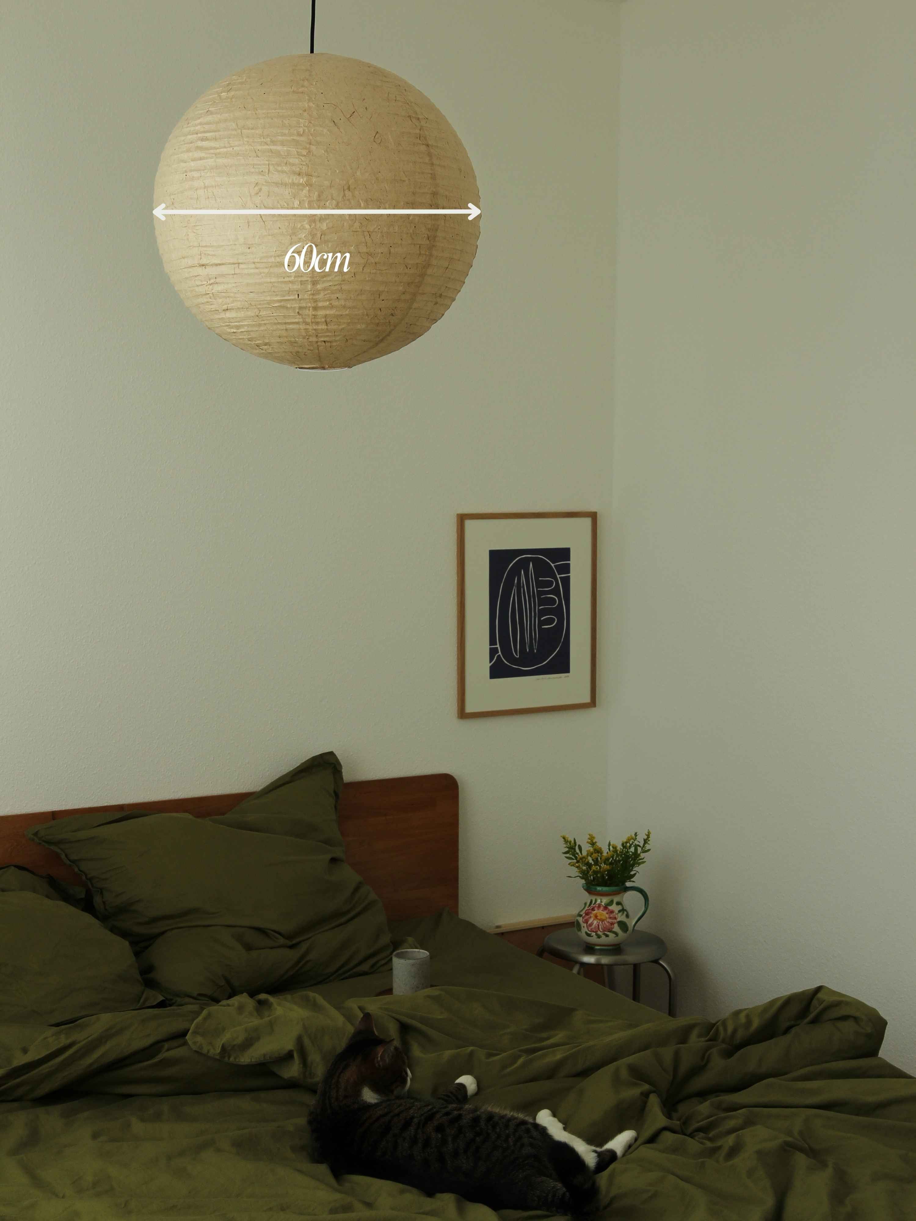 BLOSSHOLM » IKIN Pendant B1 | Natural Mulberry Rice Paper Shade