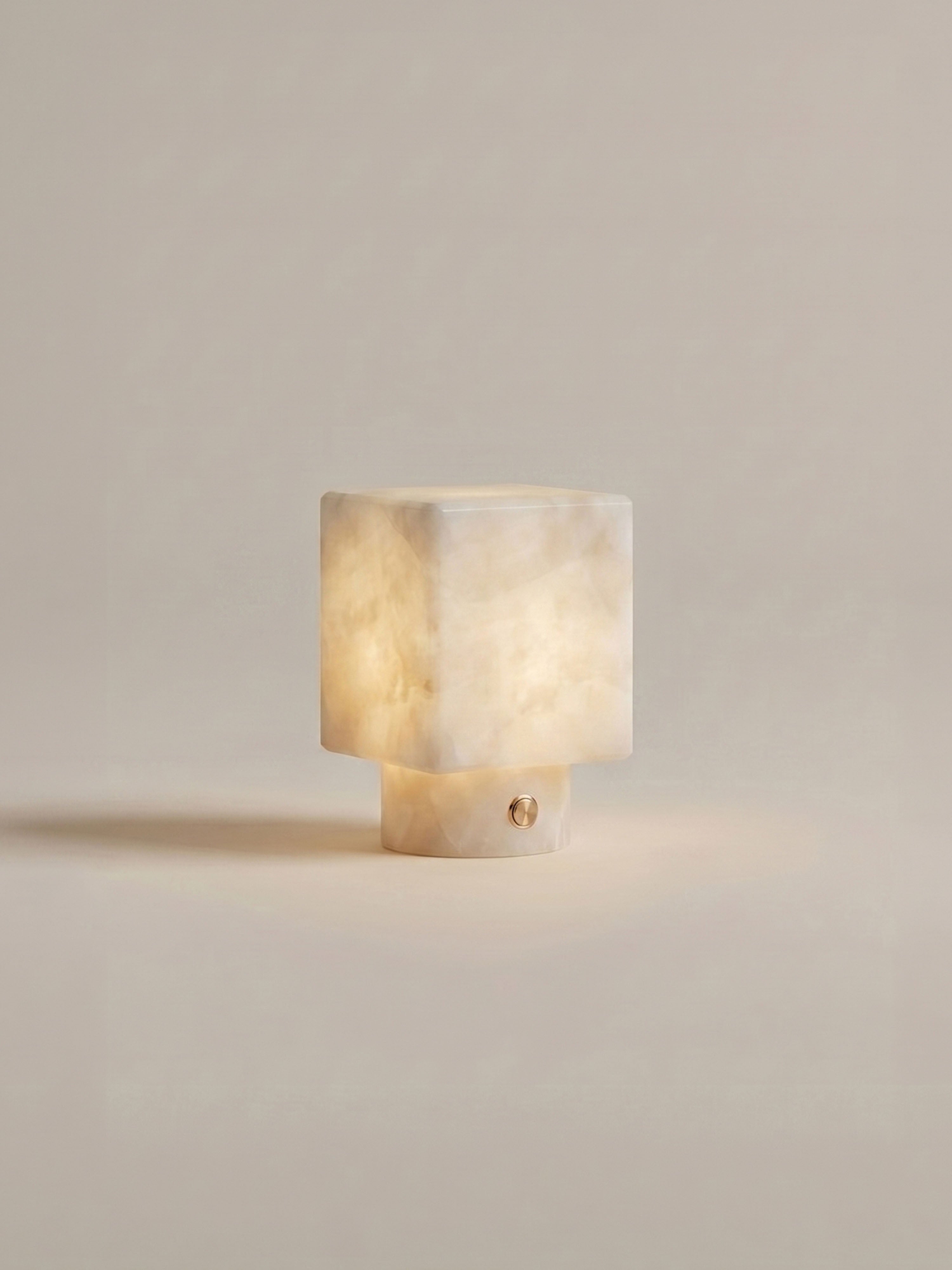 Arca Mini Portable Lamp | Alabaster