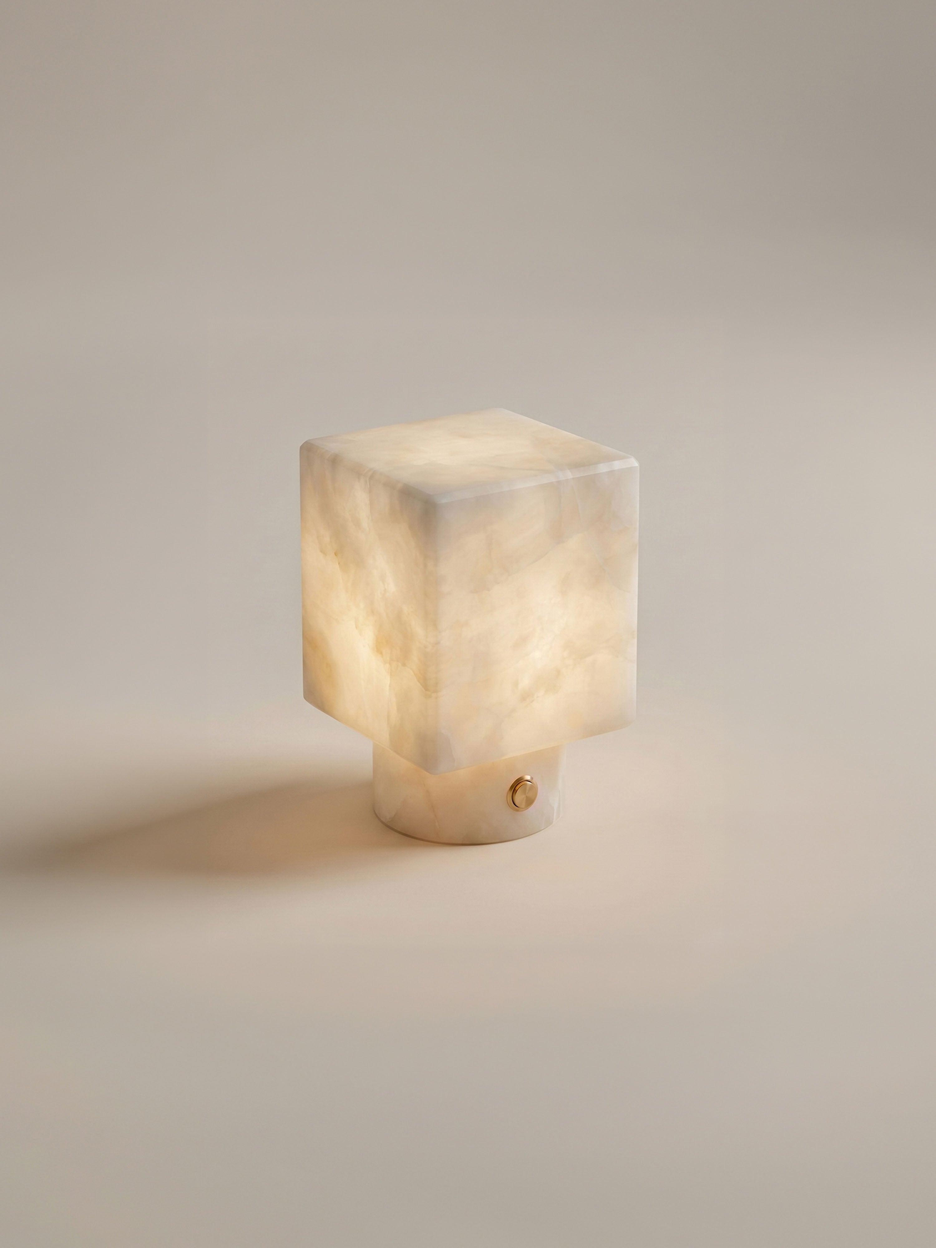 Arca Mini Portable Lamp | Alabaster