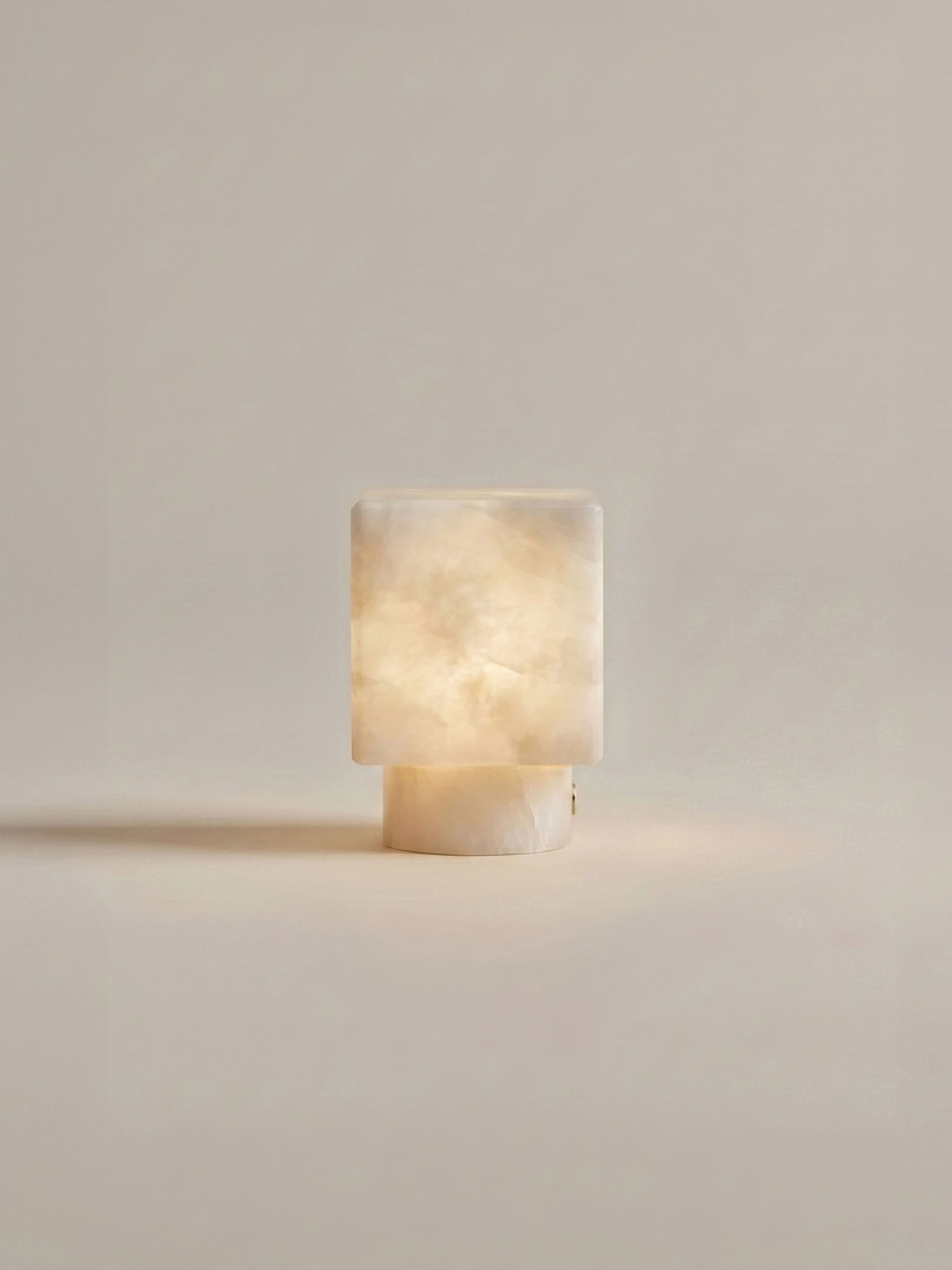 Arca Mini Portable Lamp | Alabaster