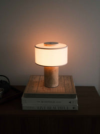 (Précommande) Lampe de table IKIN | Papier de riz naturel | Portable
