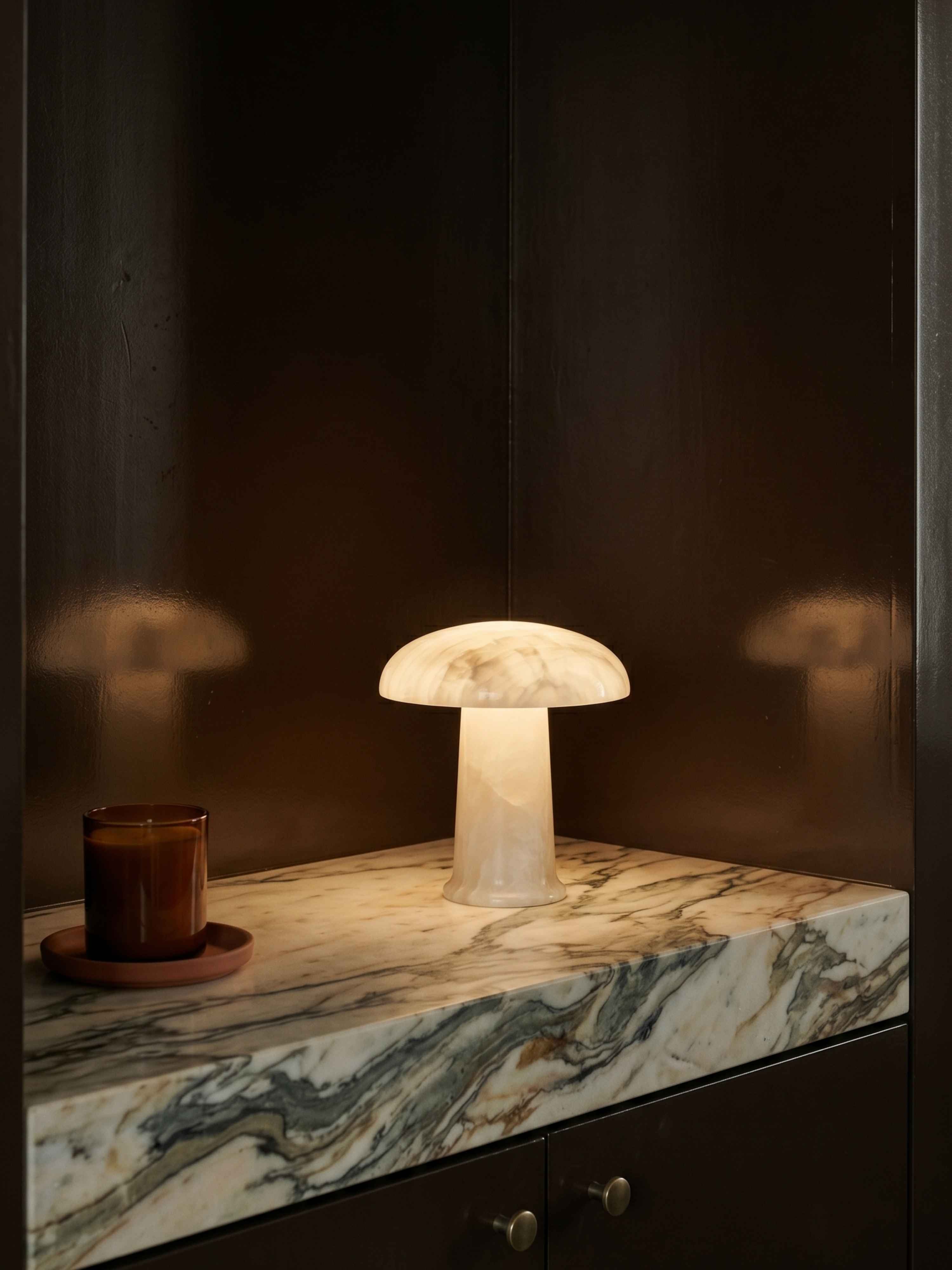 Lampe Portable Maríel | Bleu Céramique