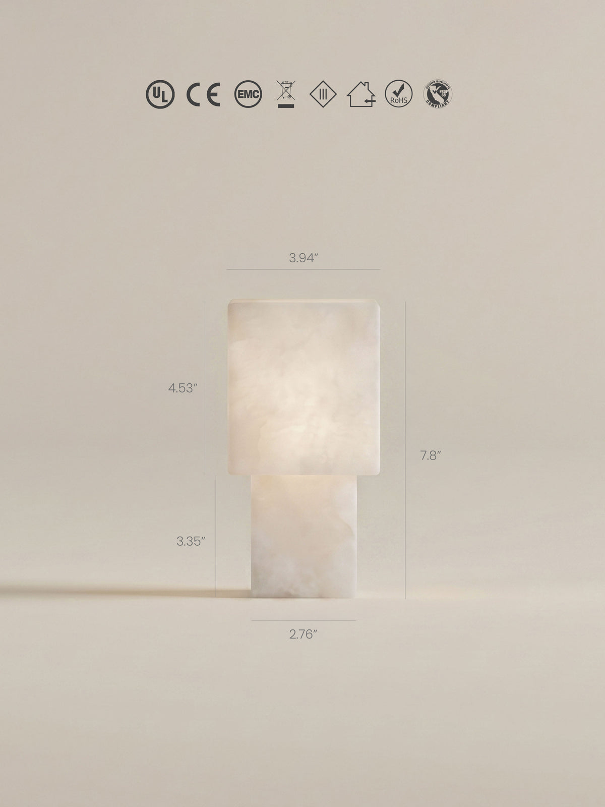 The Original - Forma Portable Lamp | Alabaster