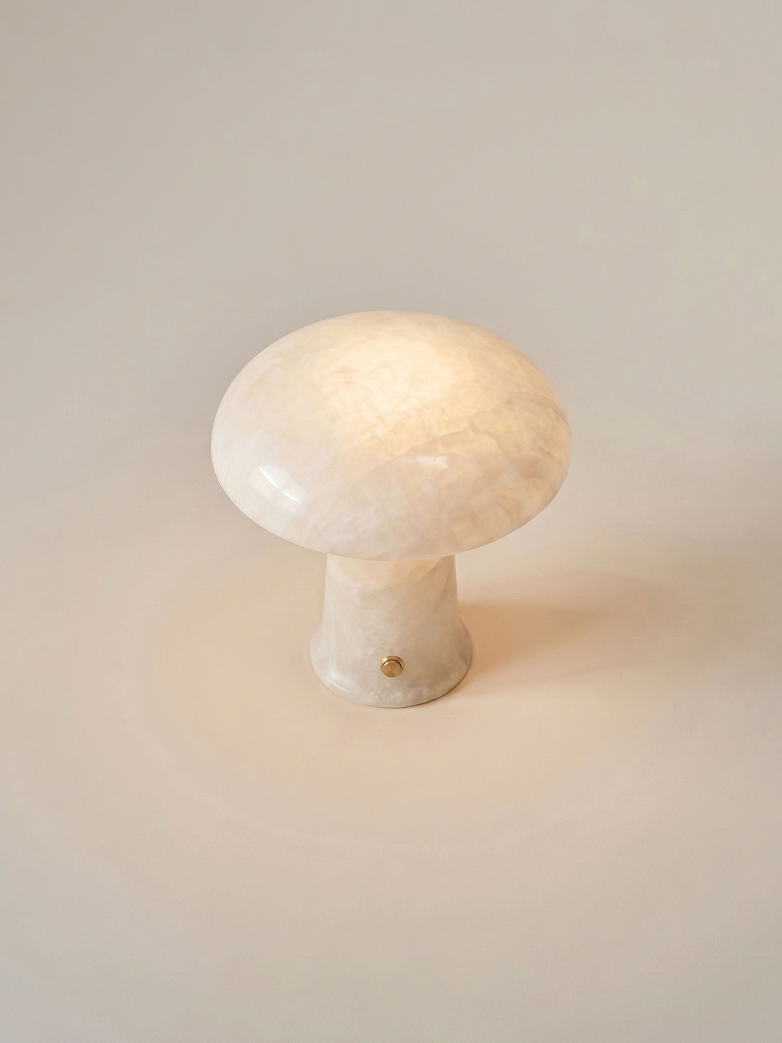 Cera Mini Portable Lamp | Alabaster