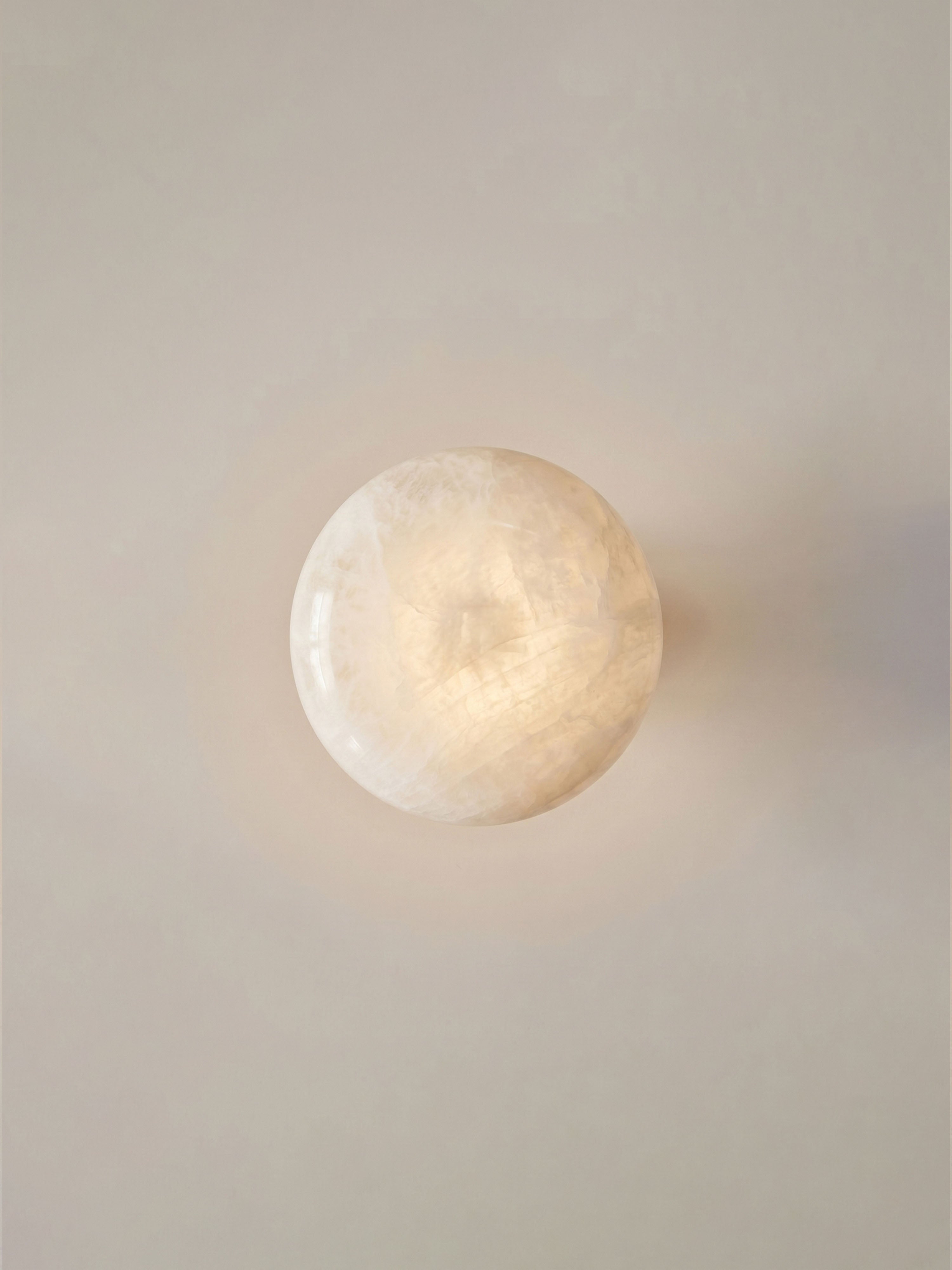 Cera Mini Portable Lamp | Alabaster