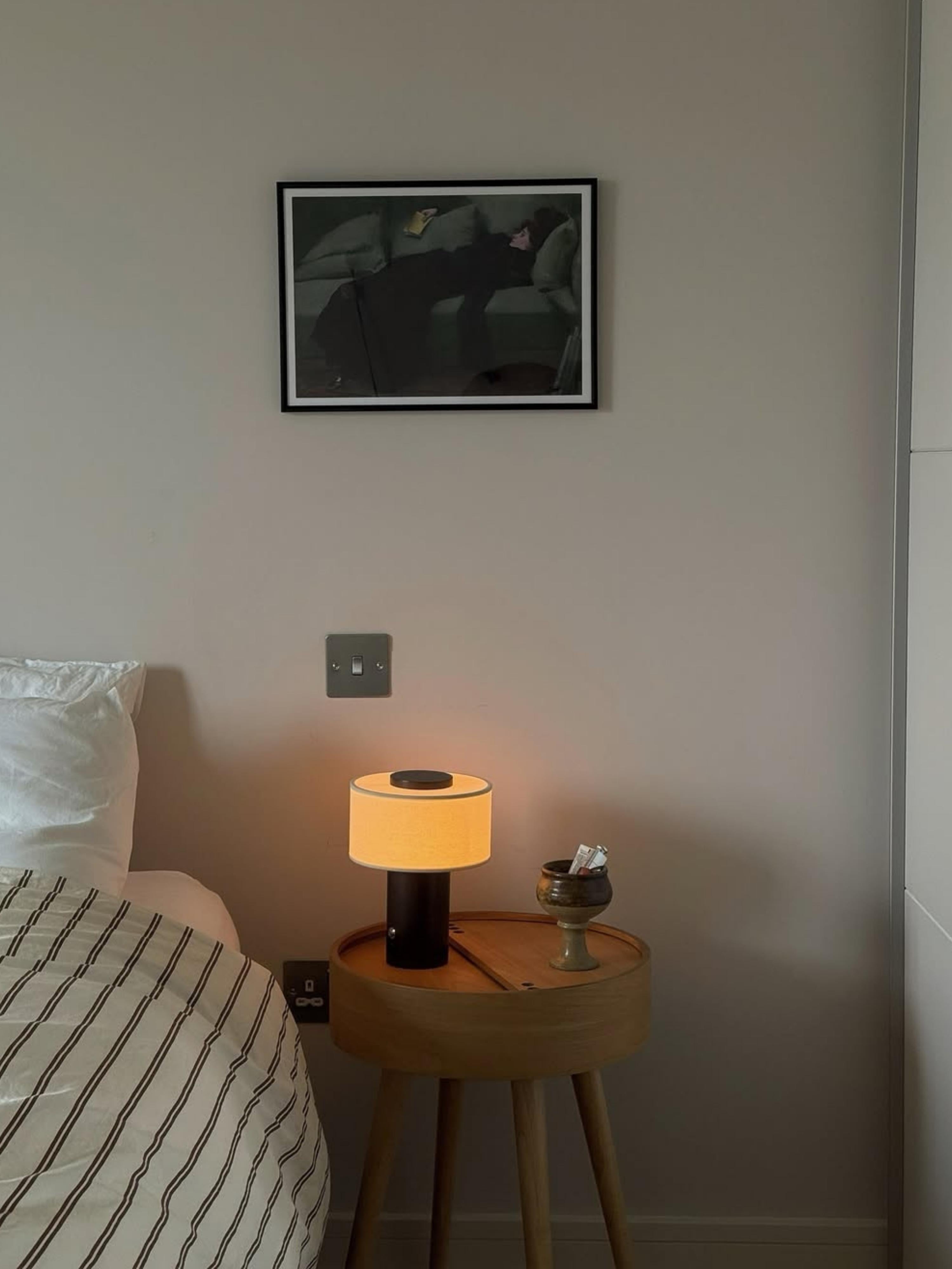 (Précommande) Lampe de table IKIN | Papier de riz naturel | Portable