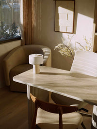 (Précommande) Lampe de table IKIN | Papier de riz naturel | Portable
