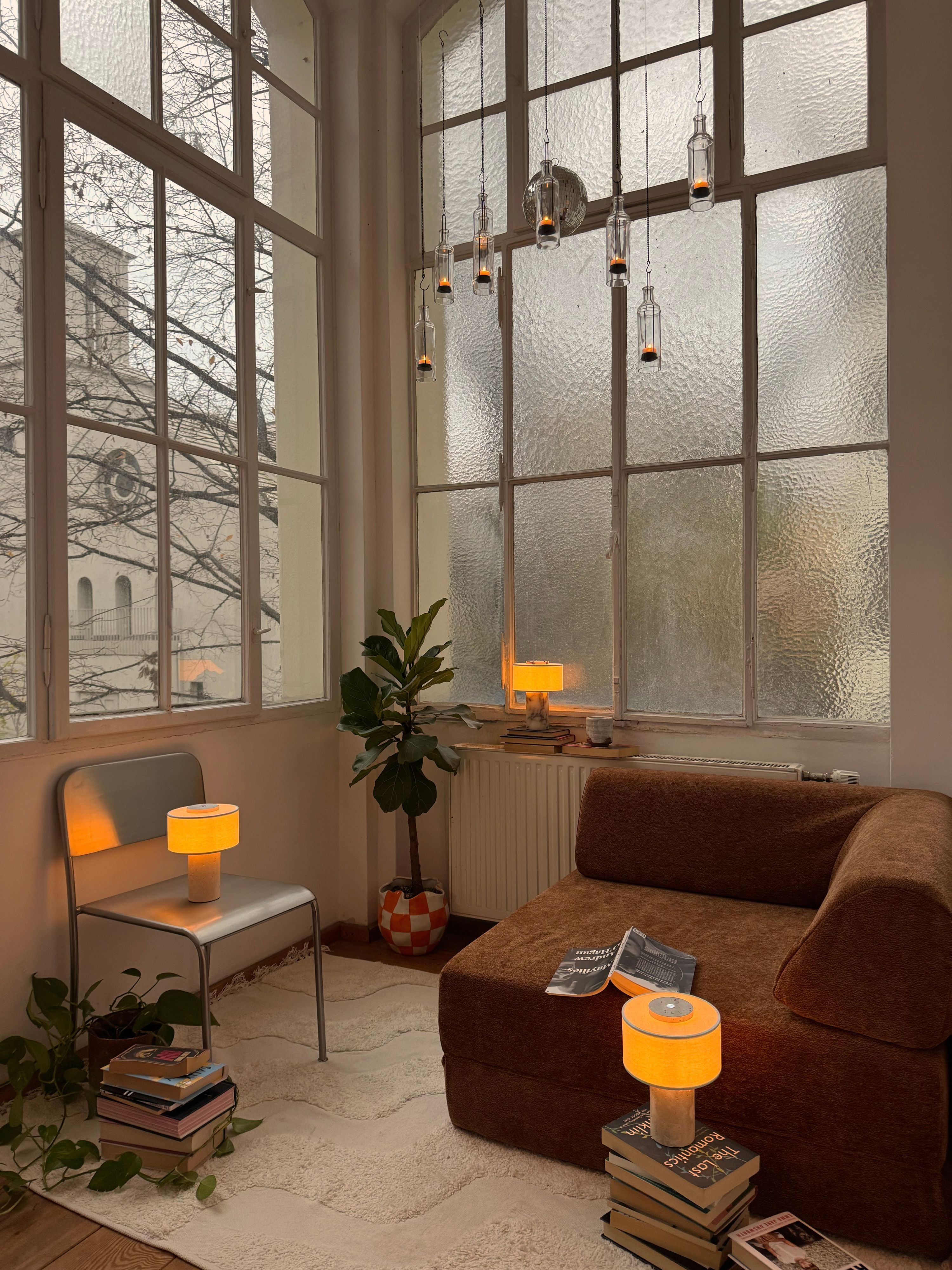 The Original - Auríe Portable Lamp | Calacatta Viola - 9.5"