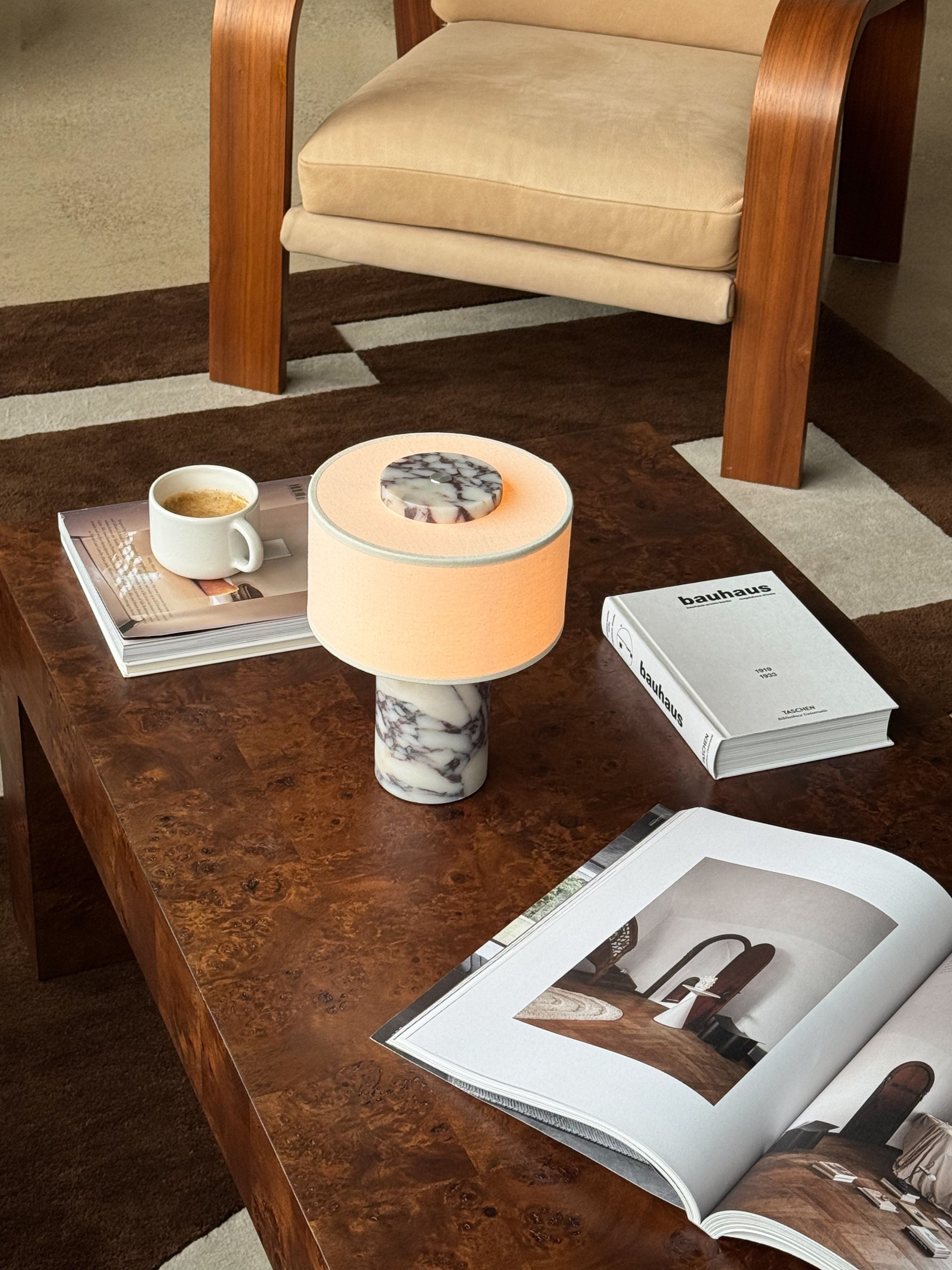 The Original - Auríe Portable Lamp | Calacatta Viola - 9.5"