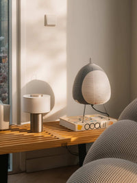 (Précommande) Lampe de table IKIN | Papier de riz naturel | Portable