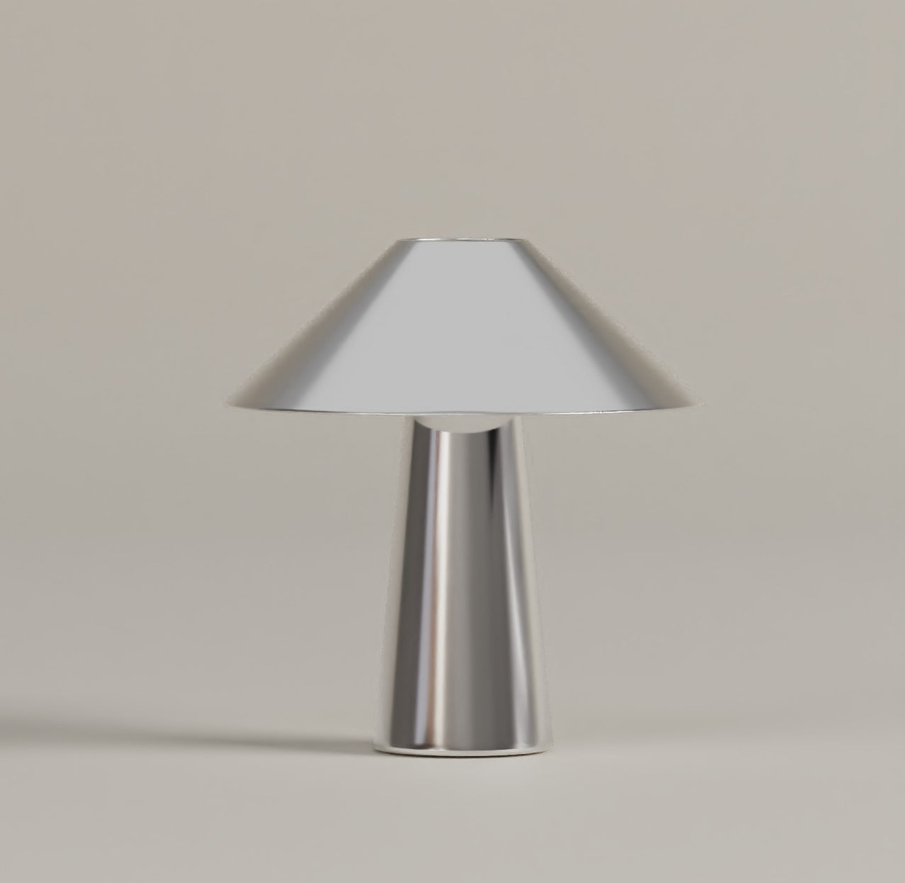 Steel & Linen Table Lamp | Portable