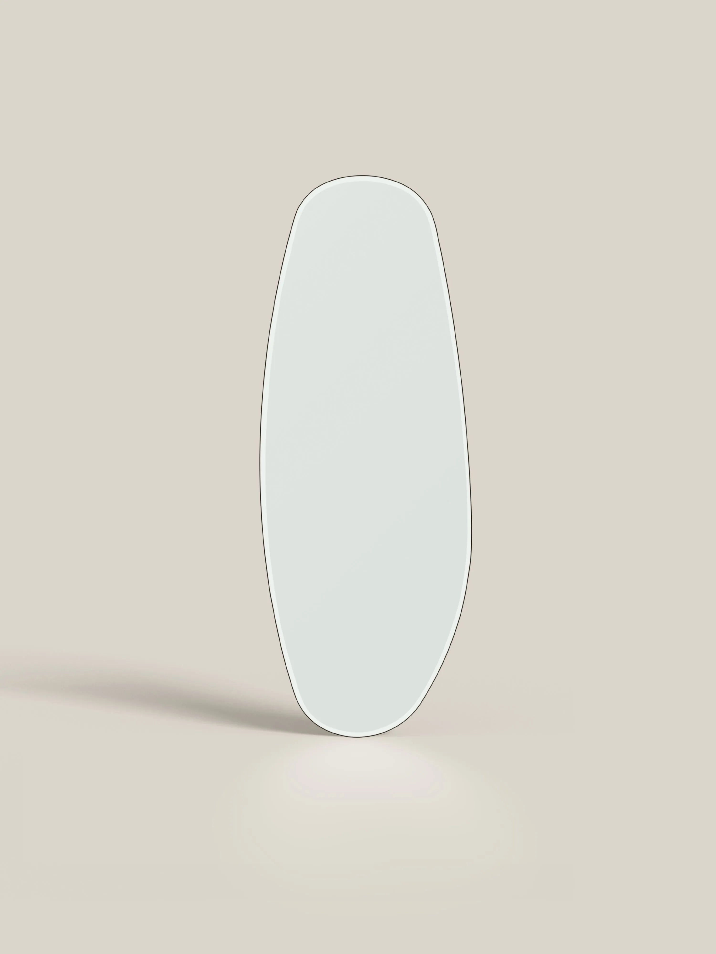 Opal Mirror Large organic computer render