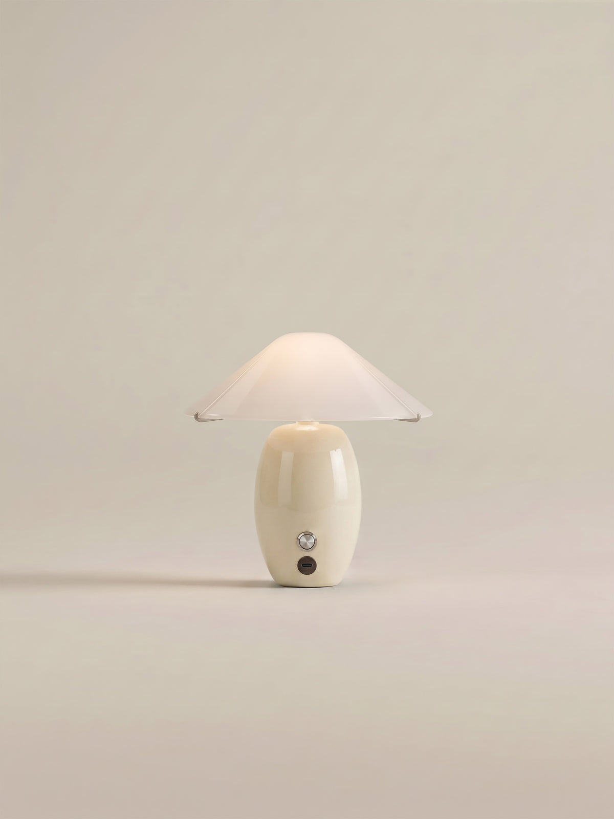 Maríel Portable Lamp | Lemon Ceramic