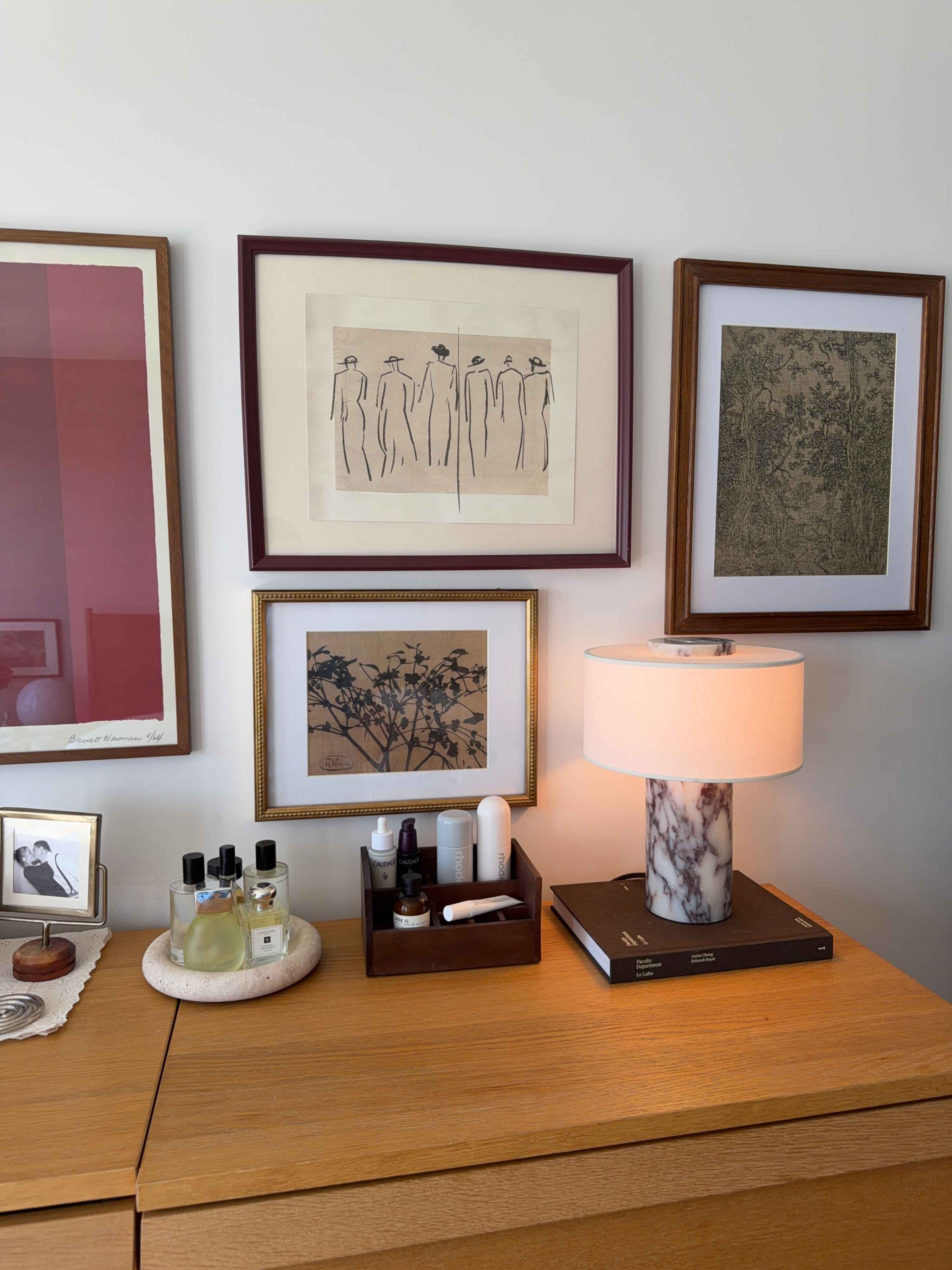The Original - Auríe Large Lamp | Calacatta Viola 13.5"