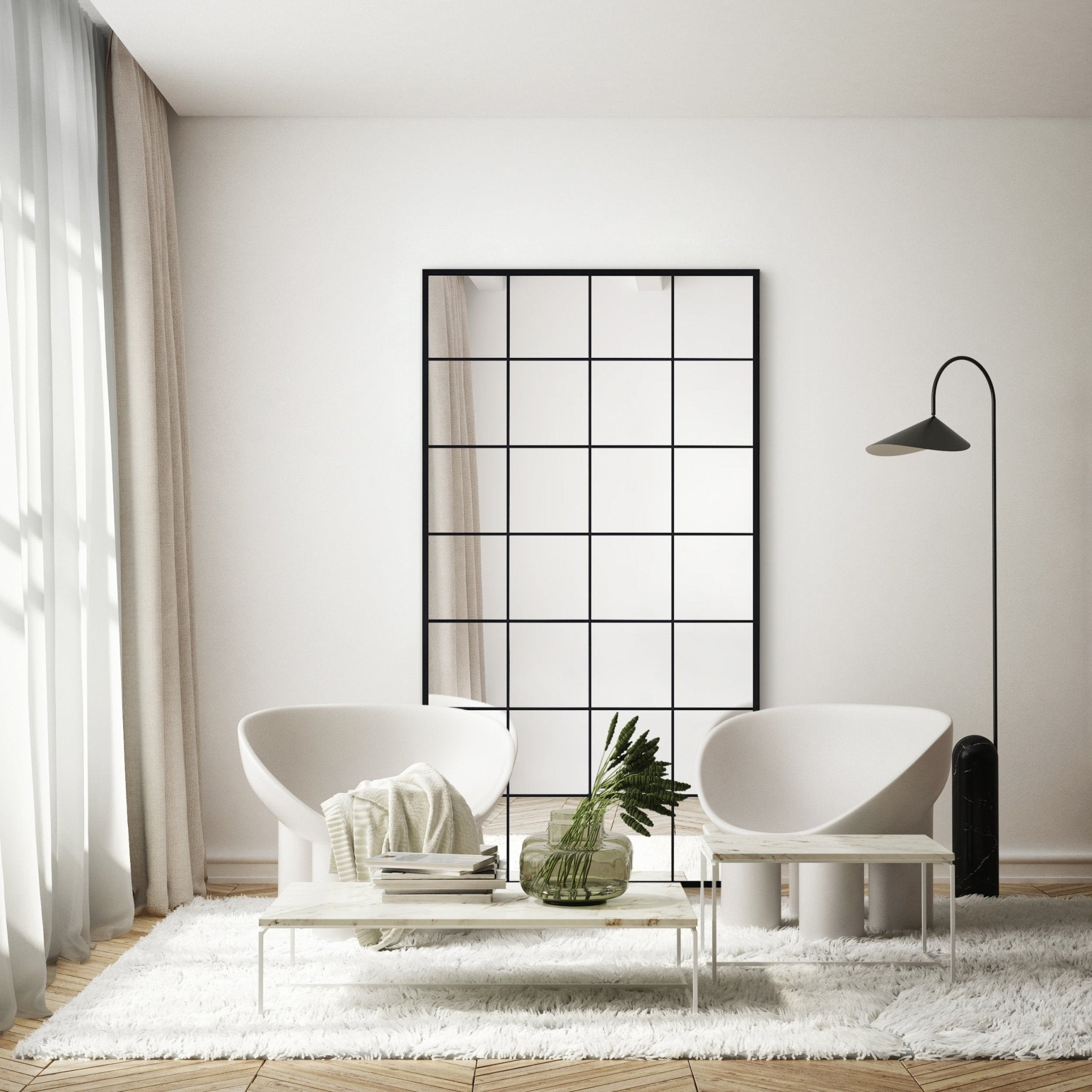 Grid Mirror No. 6 | 210 x 120 cm - Blossholm